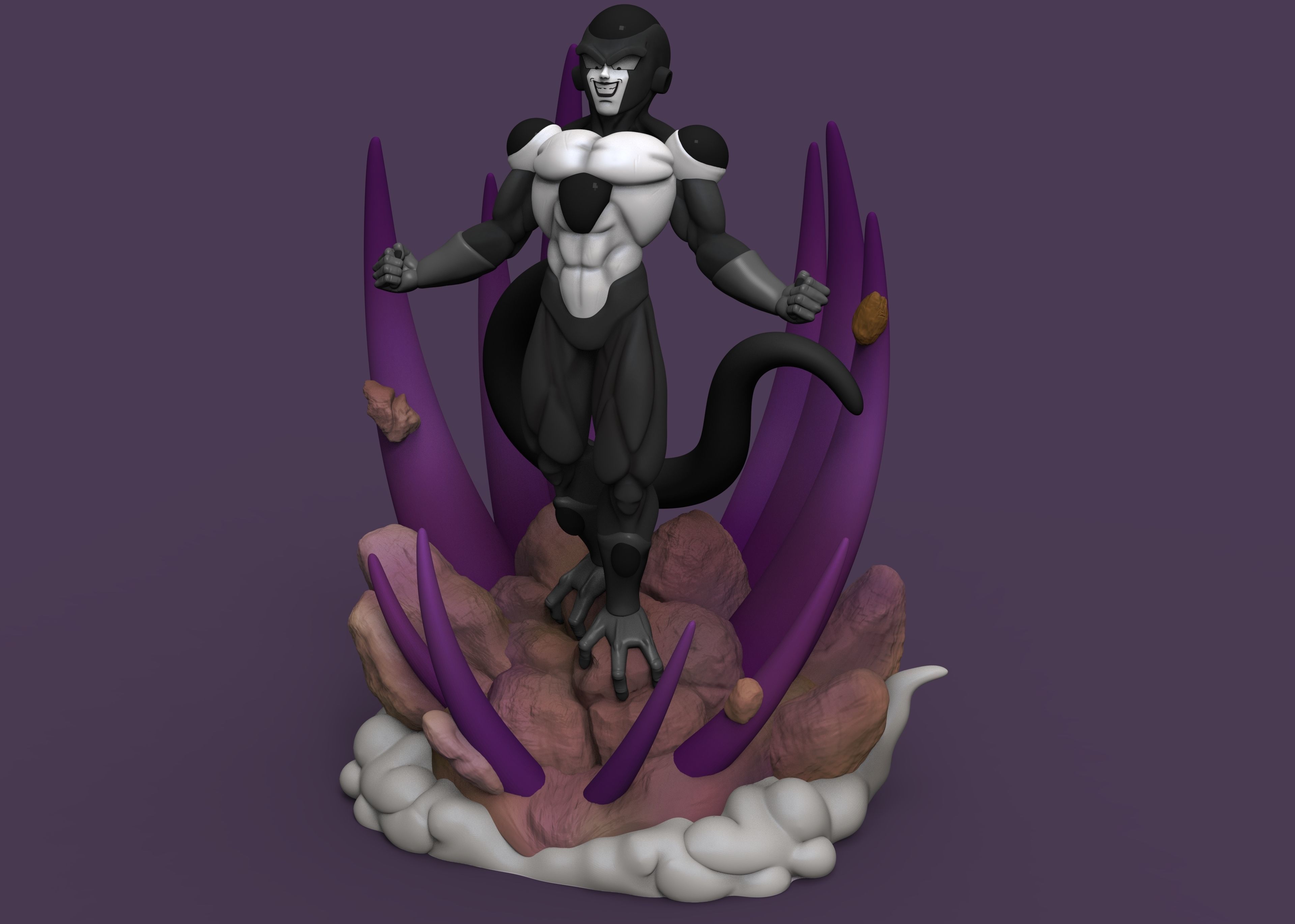 Dragon Ball Super Black Frieza 3D print model_3
