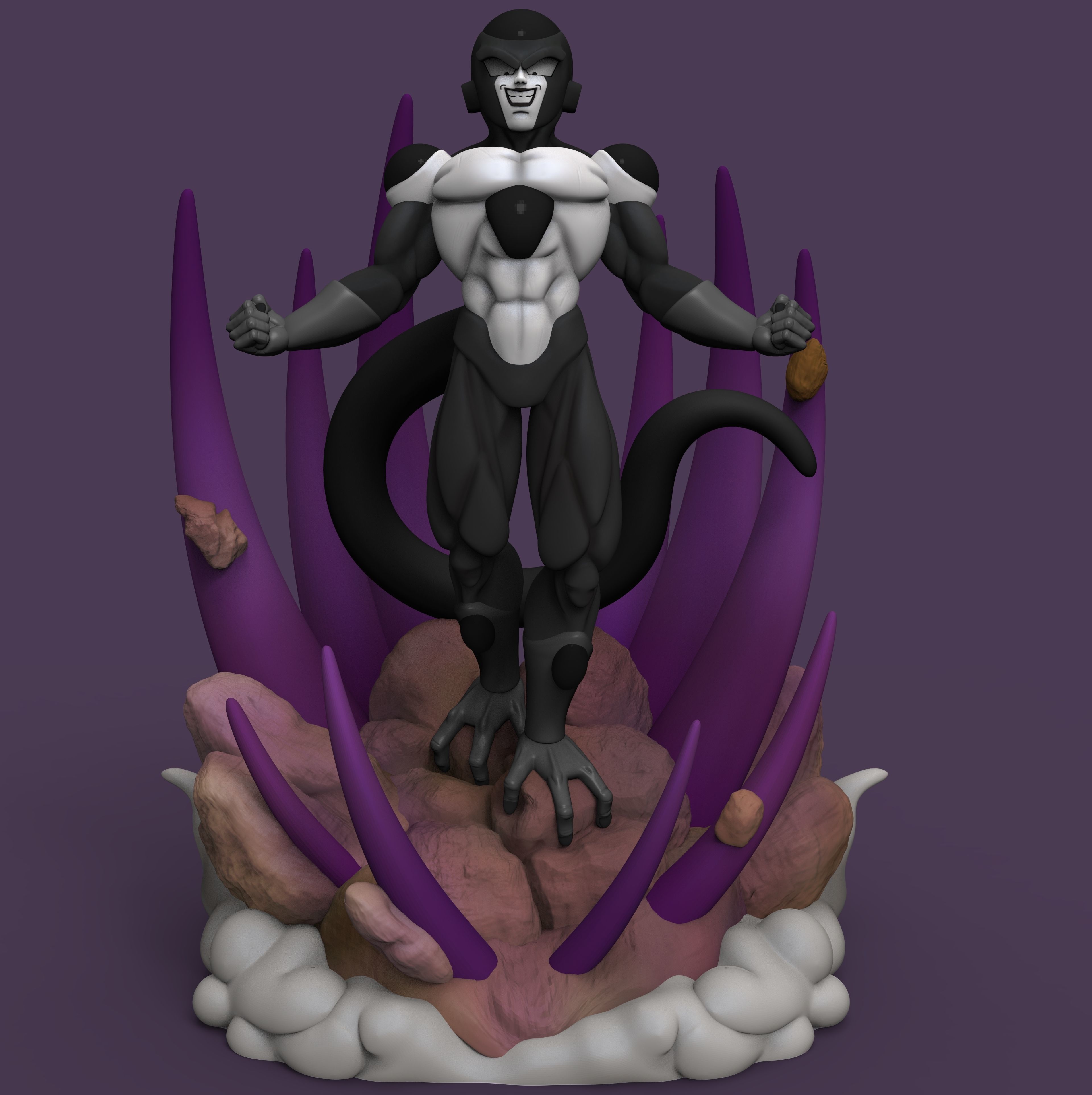 Dragon Ball Super Black Frieza 3D print model_1