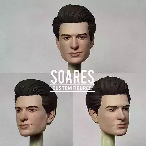 Andrew Garfield - Peter Parker - Spider Man Head 3D print model