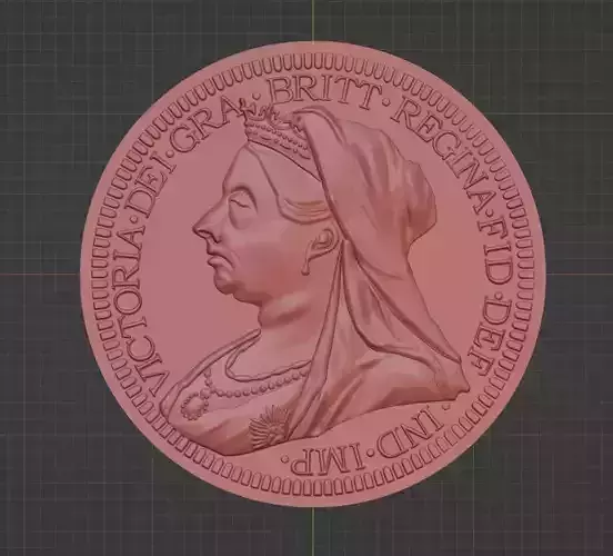 Queen Victoria Veiled Head Gold Sovereign Coin