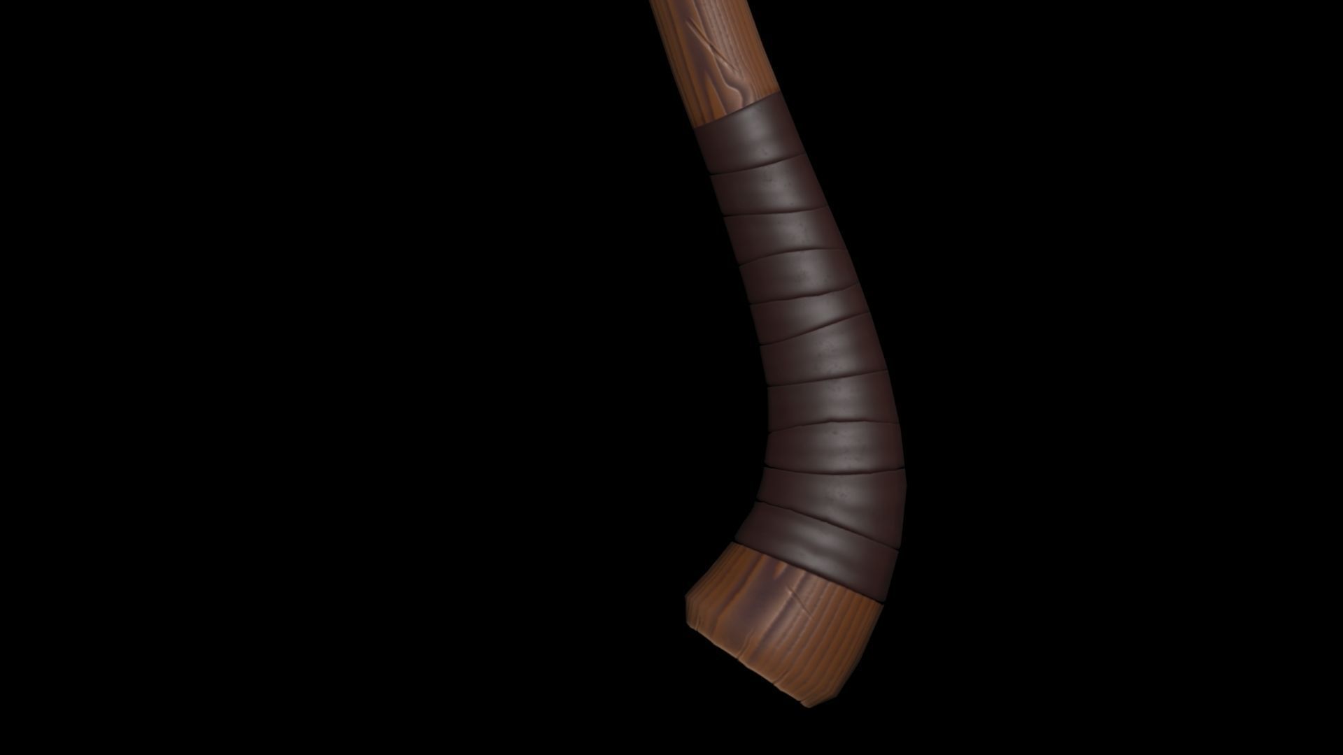 War Axe Low-poly 3D model_14