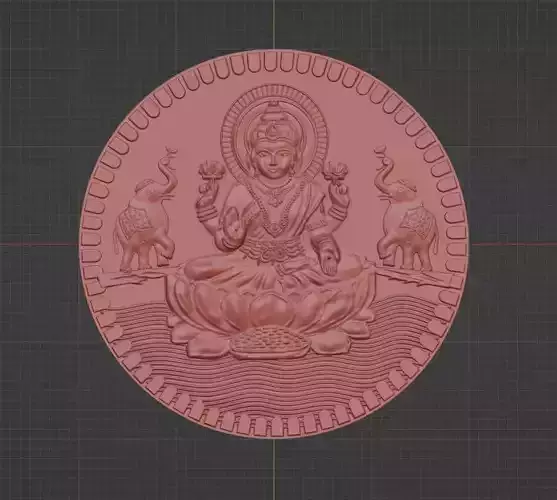 LAXMI JI COIN DESIGN