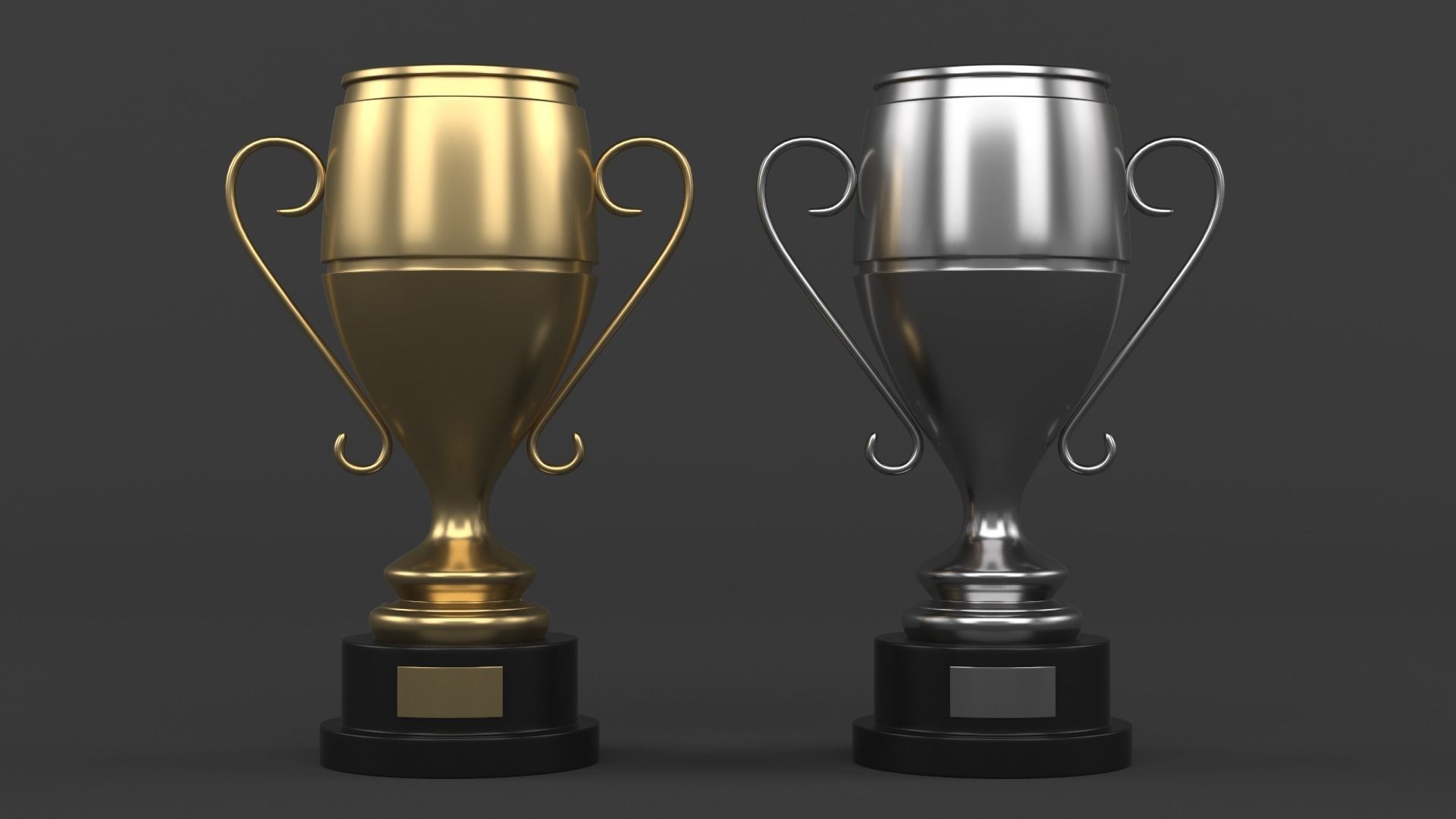Cups Trophy 3D model | CGTrader