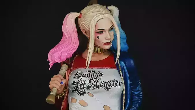 Harley Quinn NSFW 3D print model