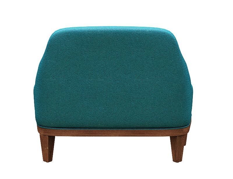 Sofa set 3 type of fabric and wood Low-poly 3D model_17