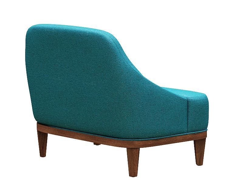 Sofa set 3 type of fabric and wood Low-poly 3D model_16