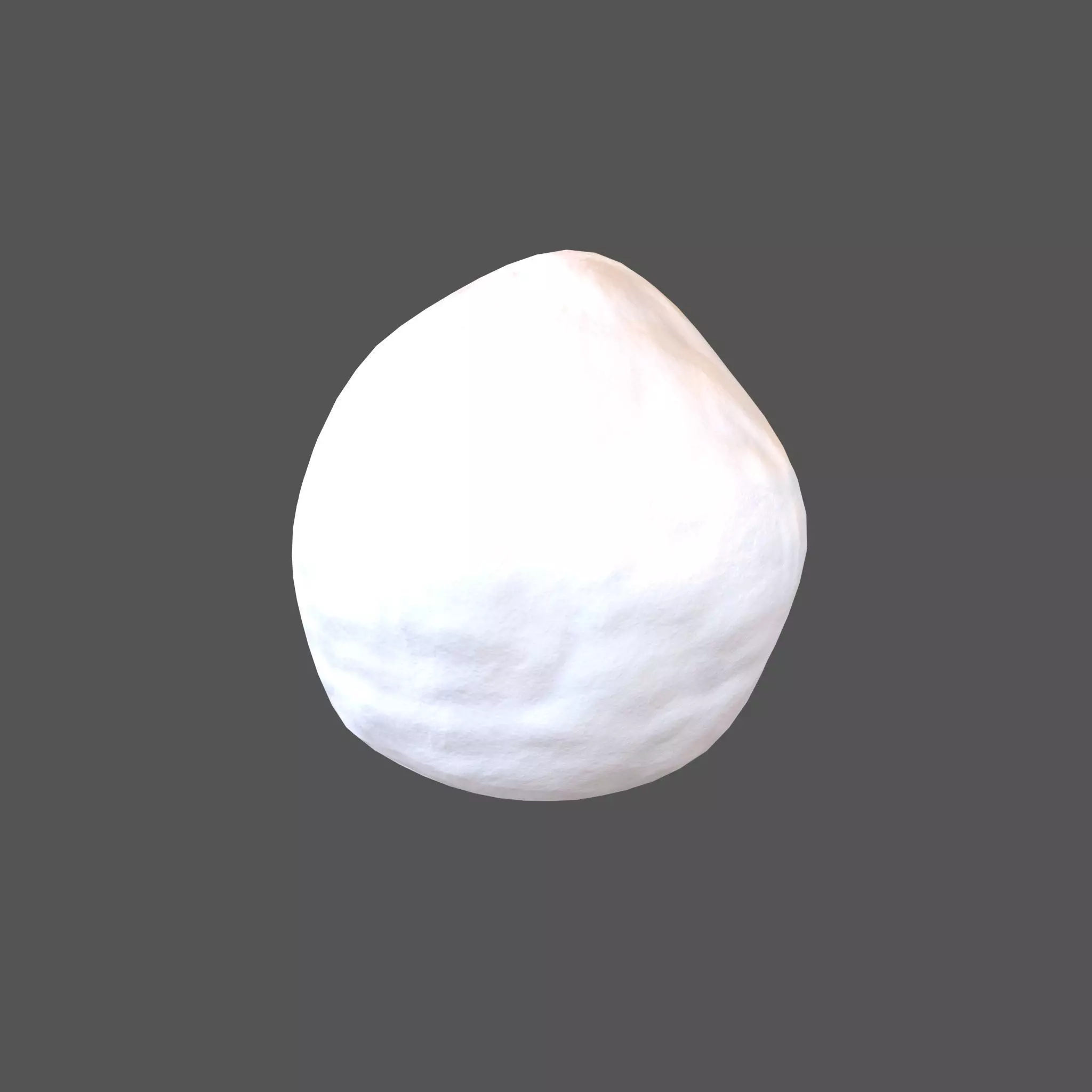 Snowball v1 002 Low-poly 3D model_0