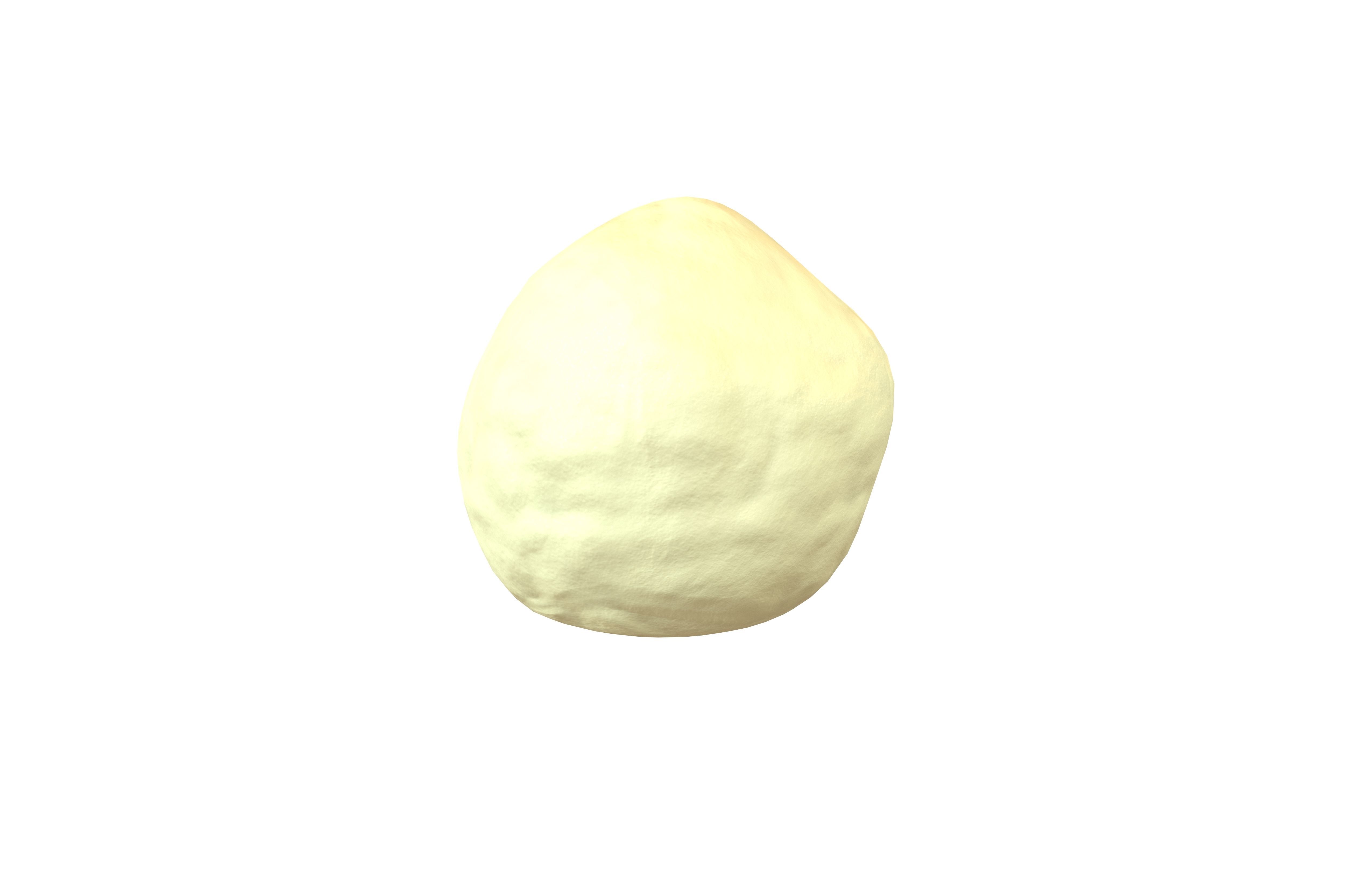 Snowball v1 003 Low-poly 3D model_1