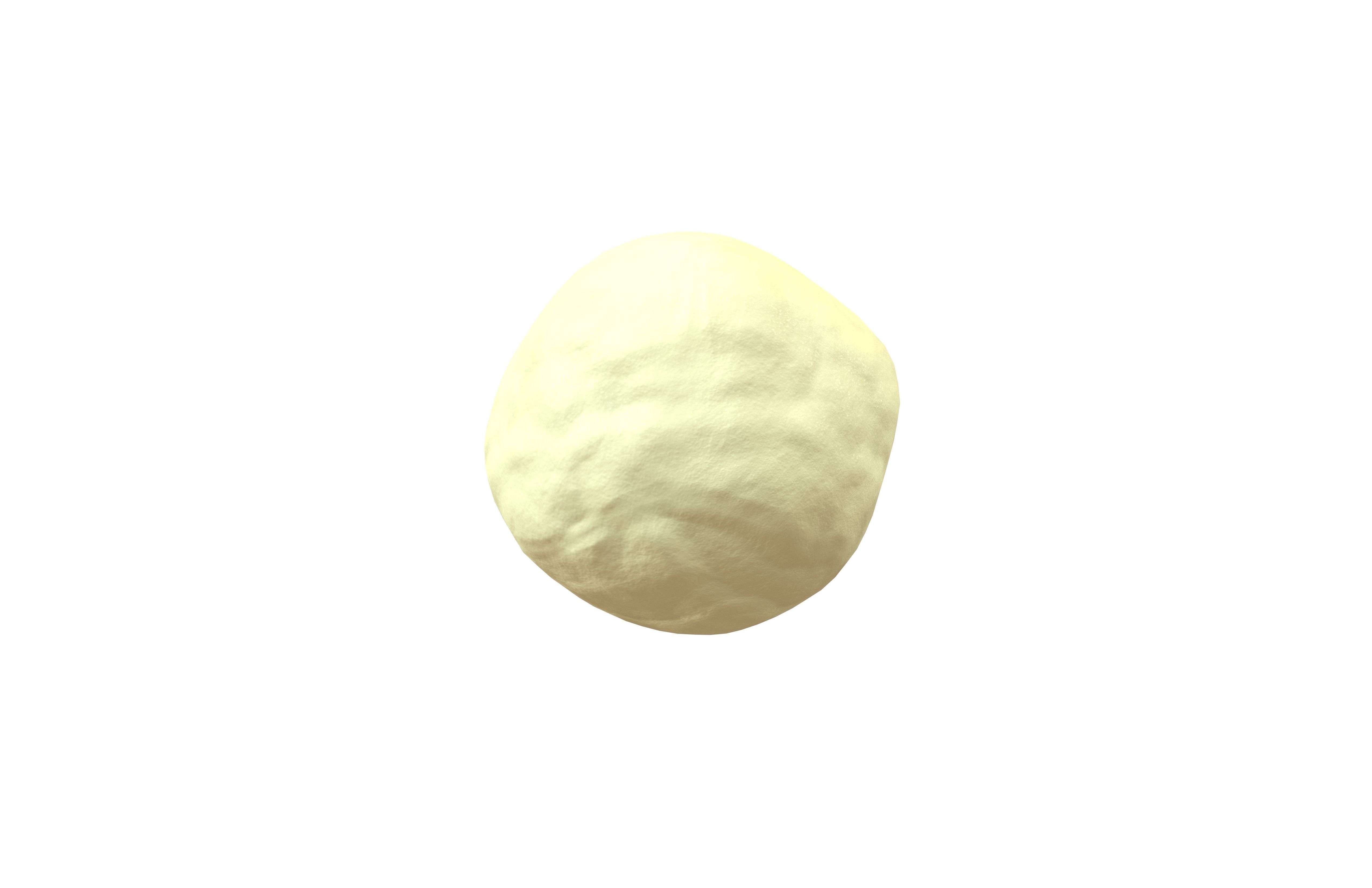Snowball v1 003 Low-poly 3D model_3