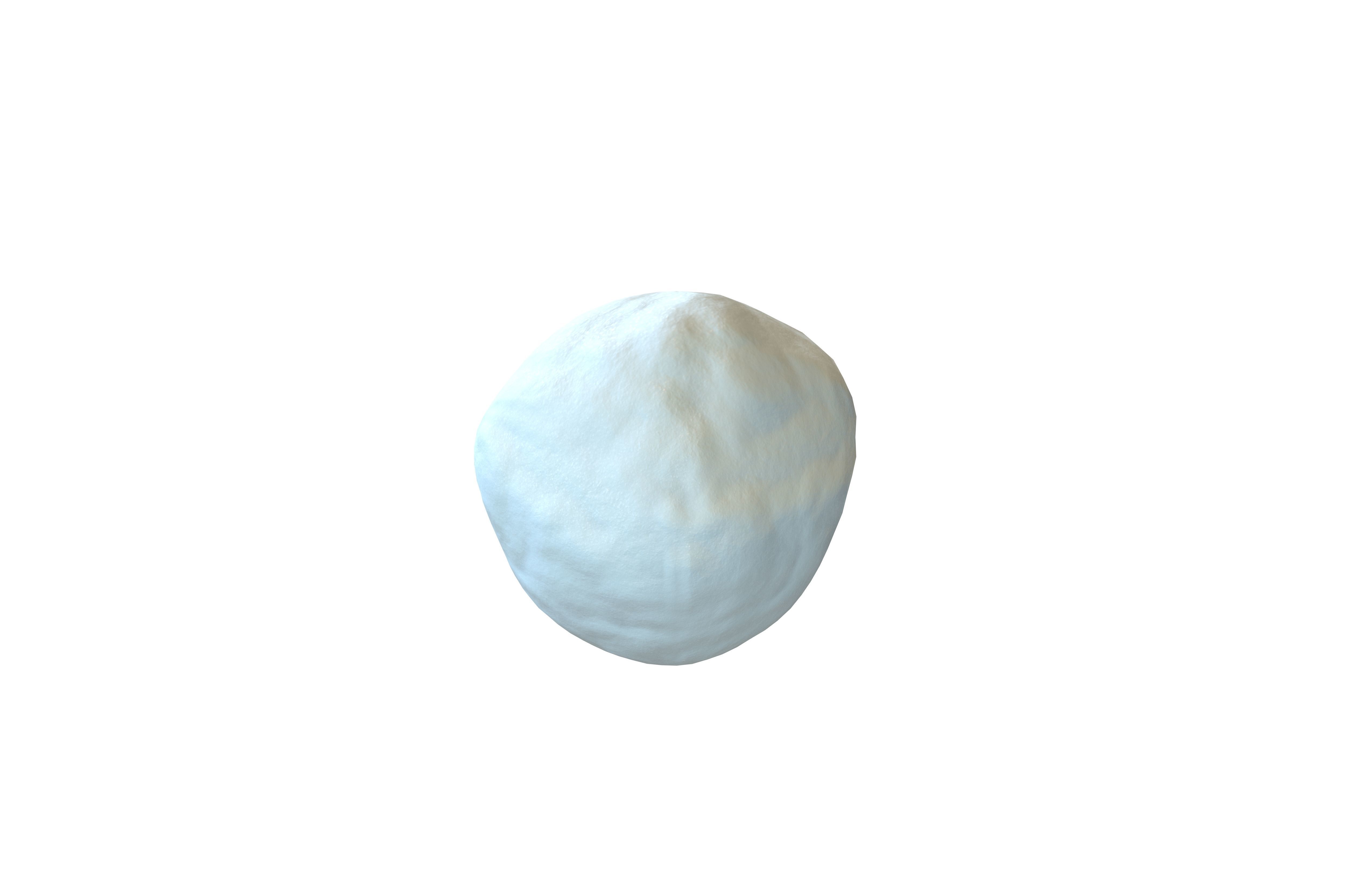 Snowball v1 004 Low-poly 3D model_2