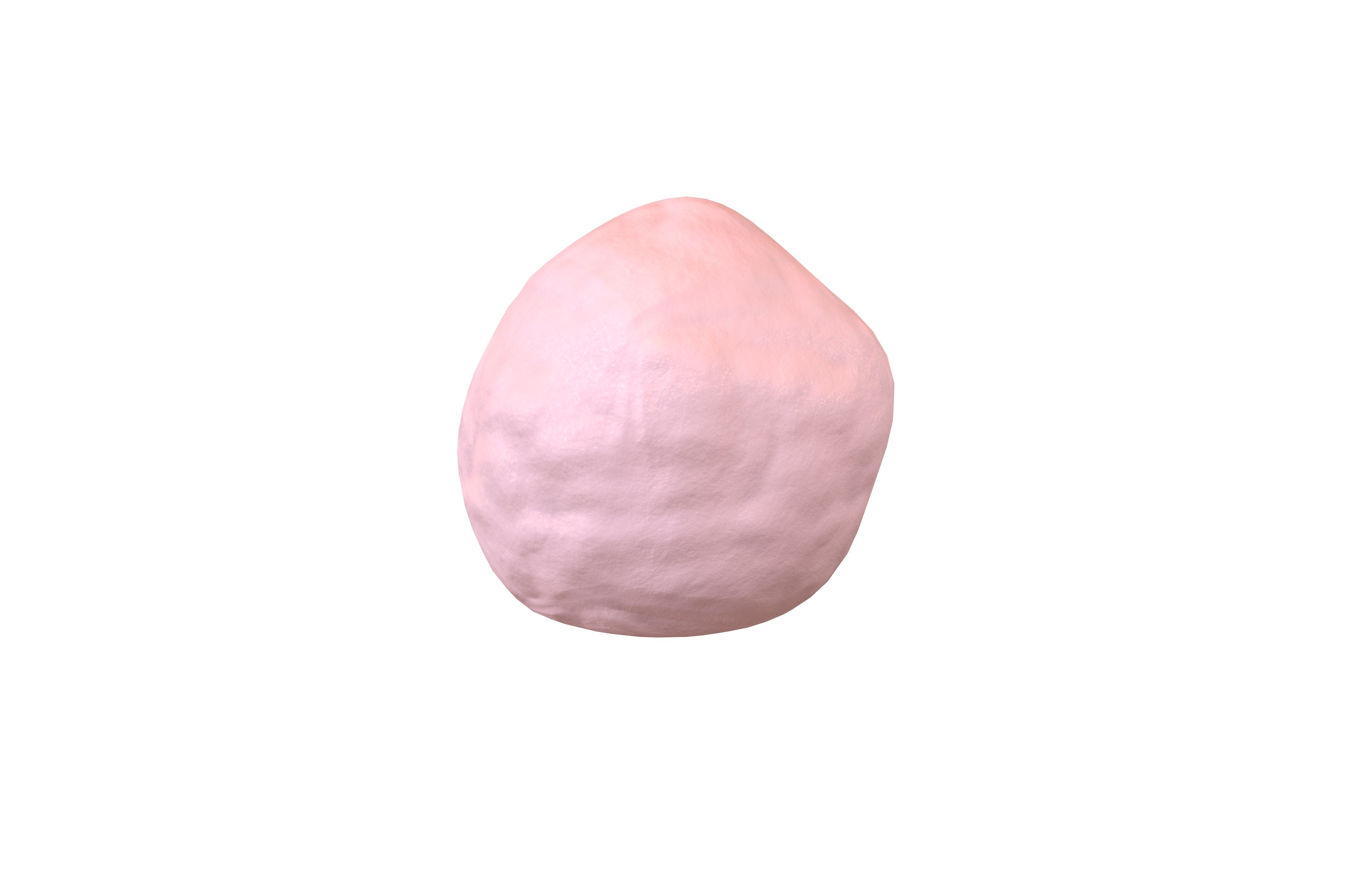 Snowball v1 005 Low-poly 3D model_4