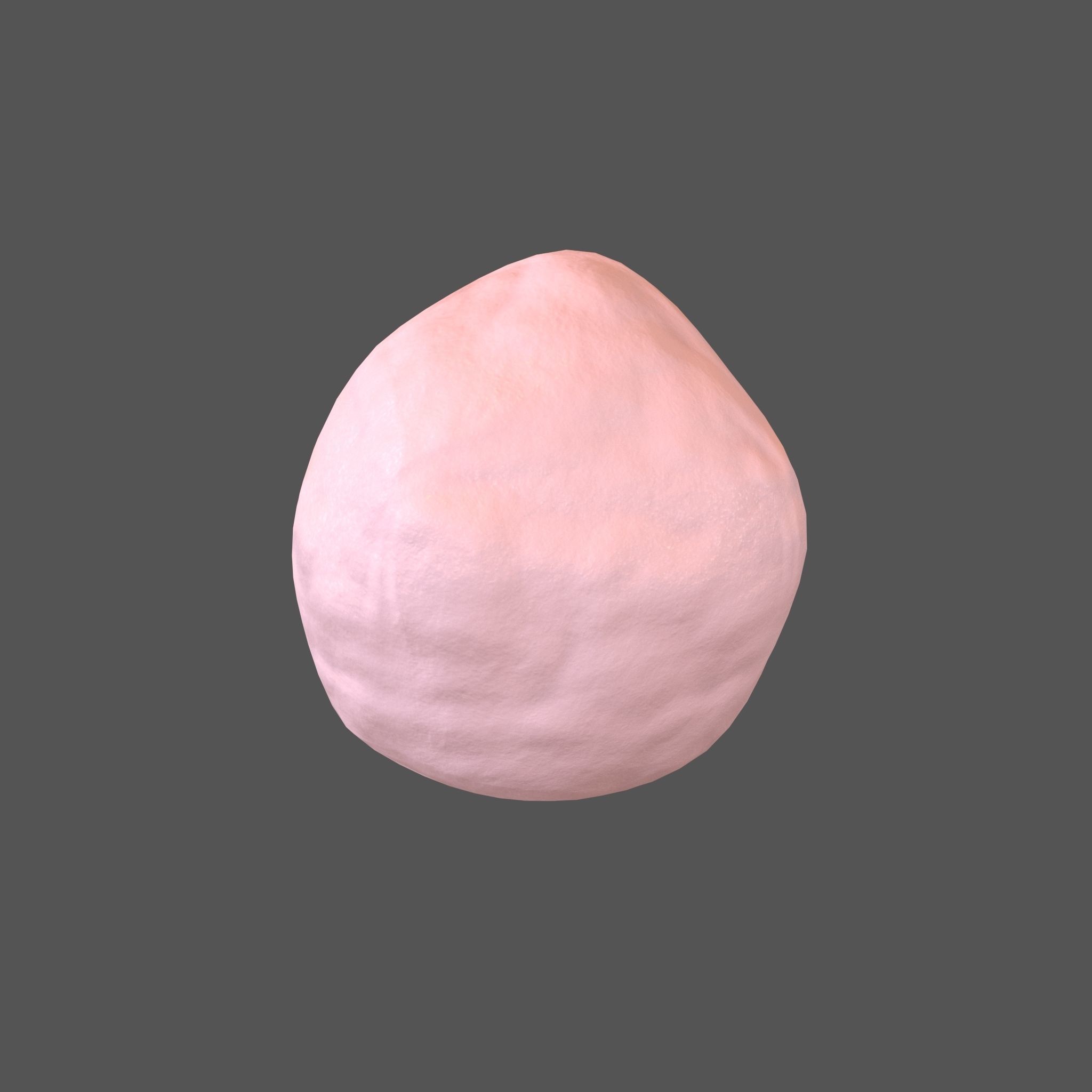Snowball v1 005 Low-poly 3D model_1