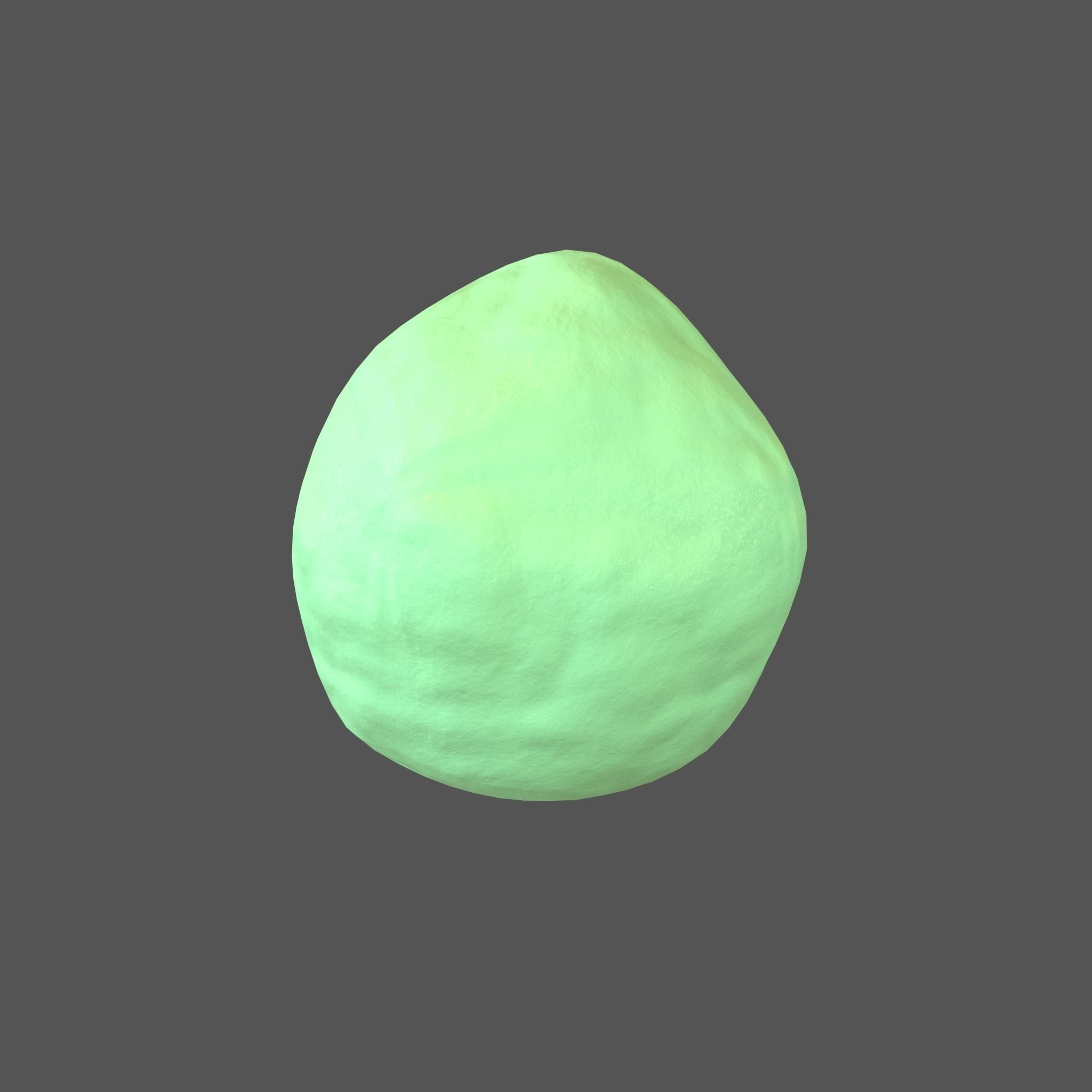 Snowball v1 006 Low-poly 3D model_1