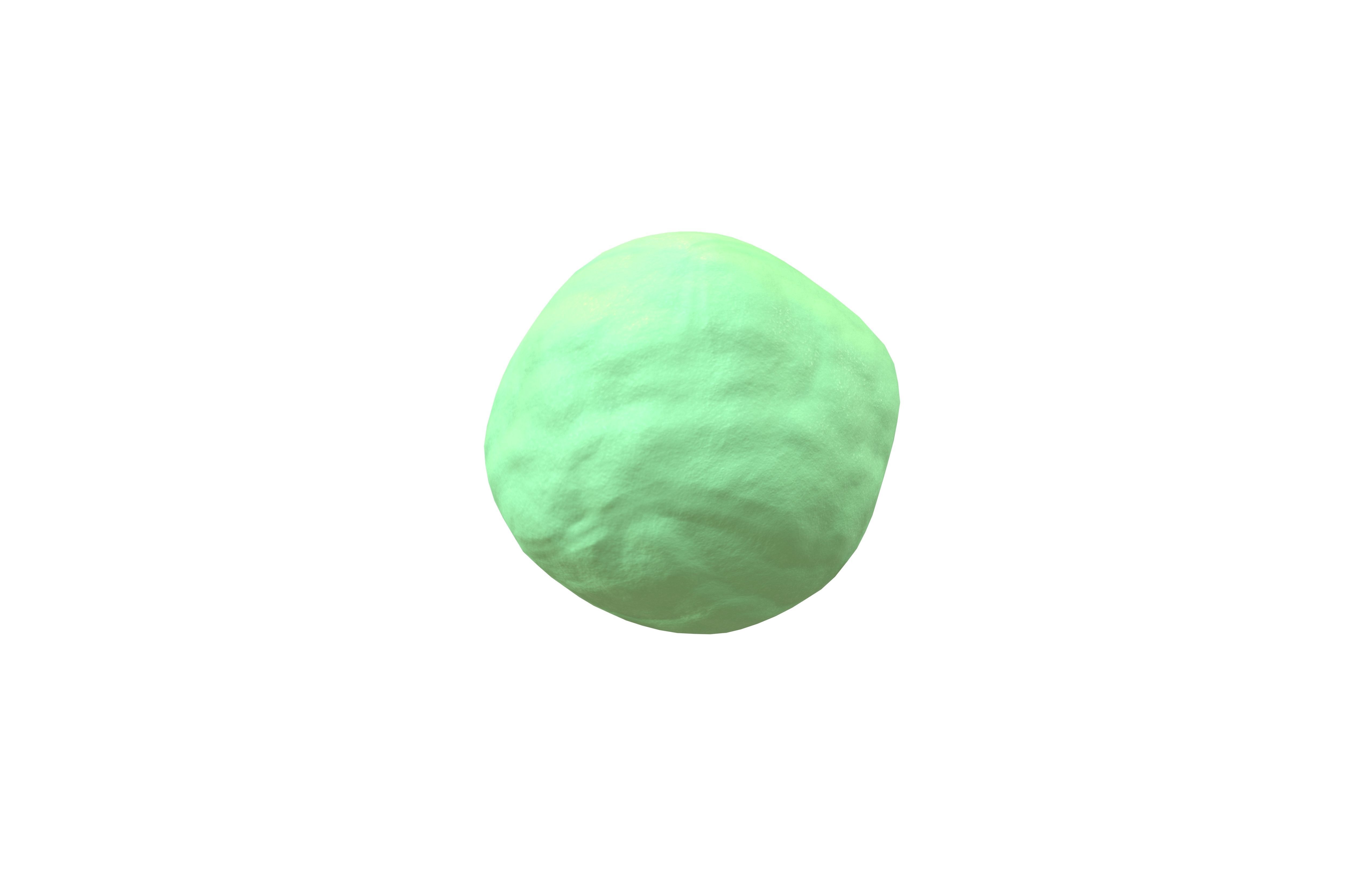 Snowball v1 006 Low-poly 3D model_4