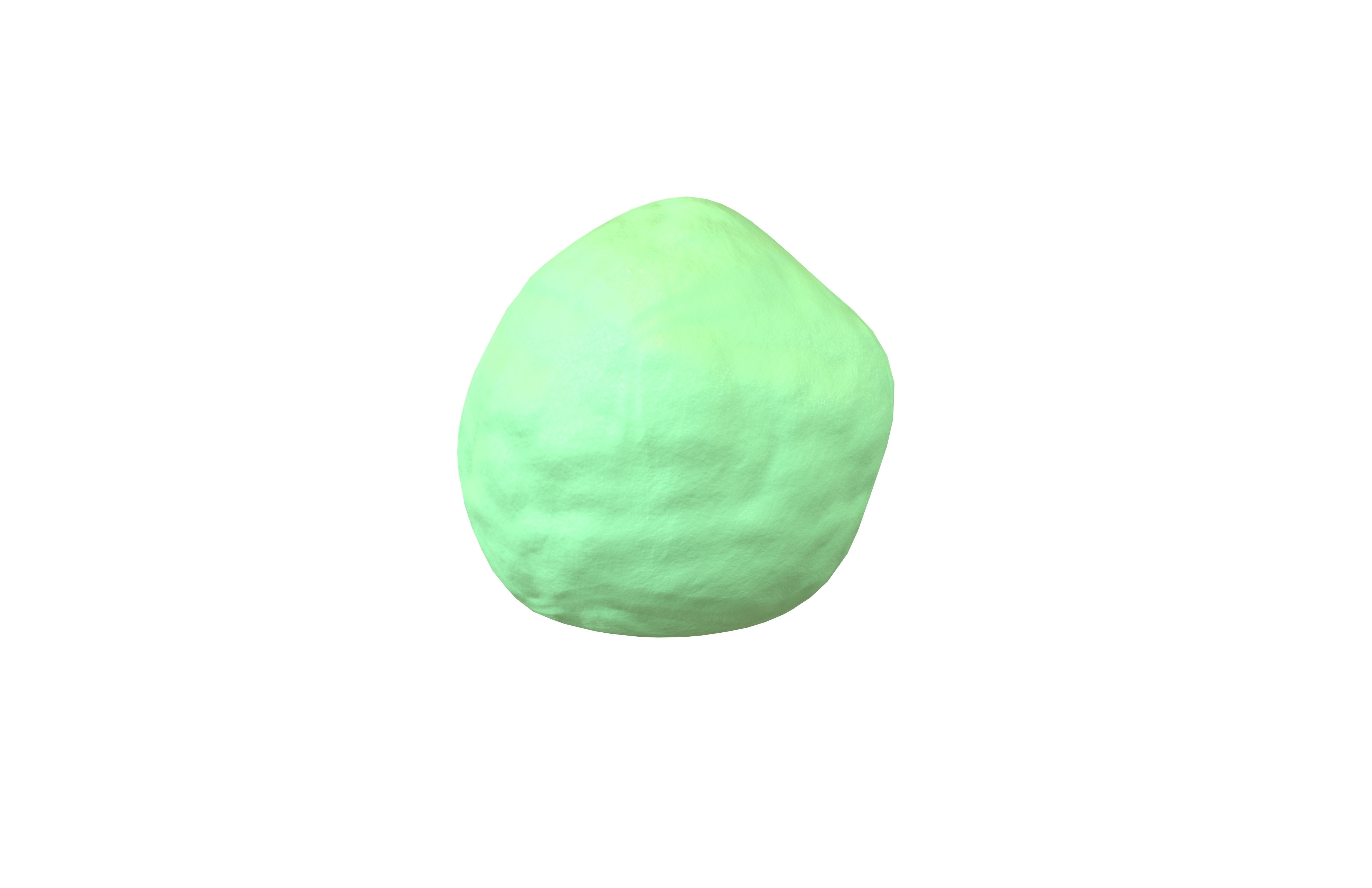Snowball v1 006 Low-poly 3D model_2