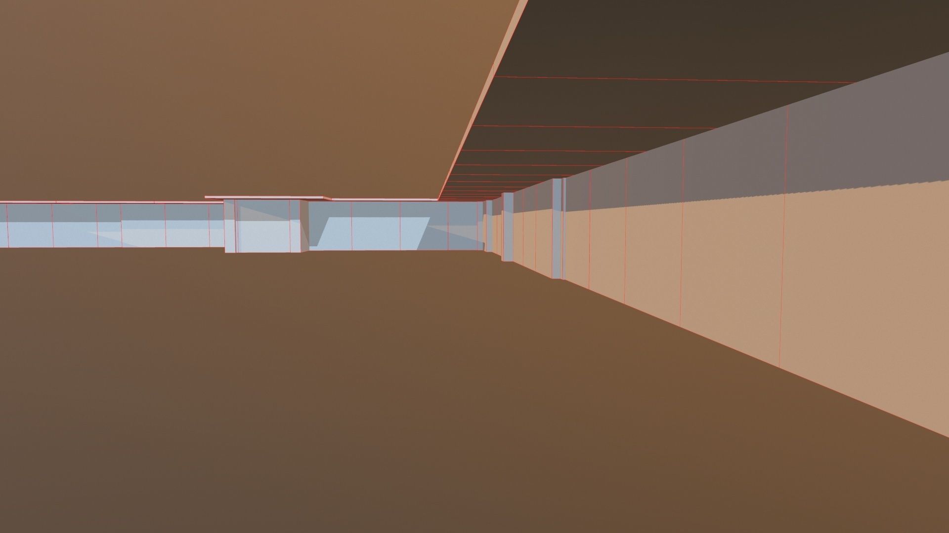 Labyrinth Old Low-poly 3D model_10