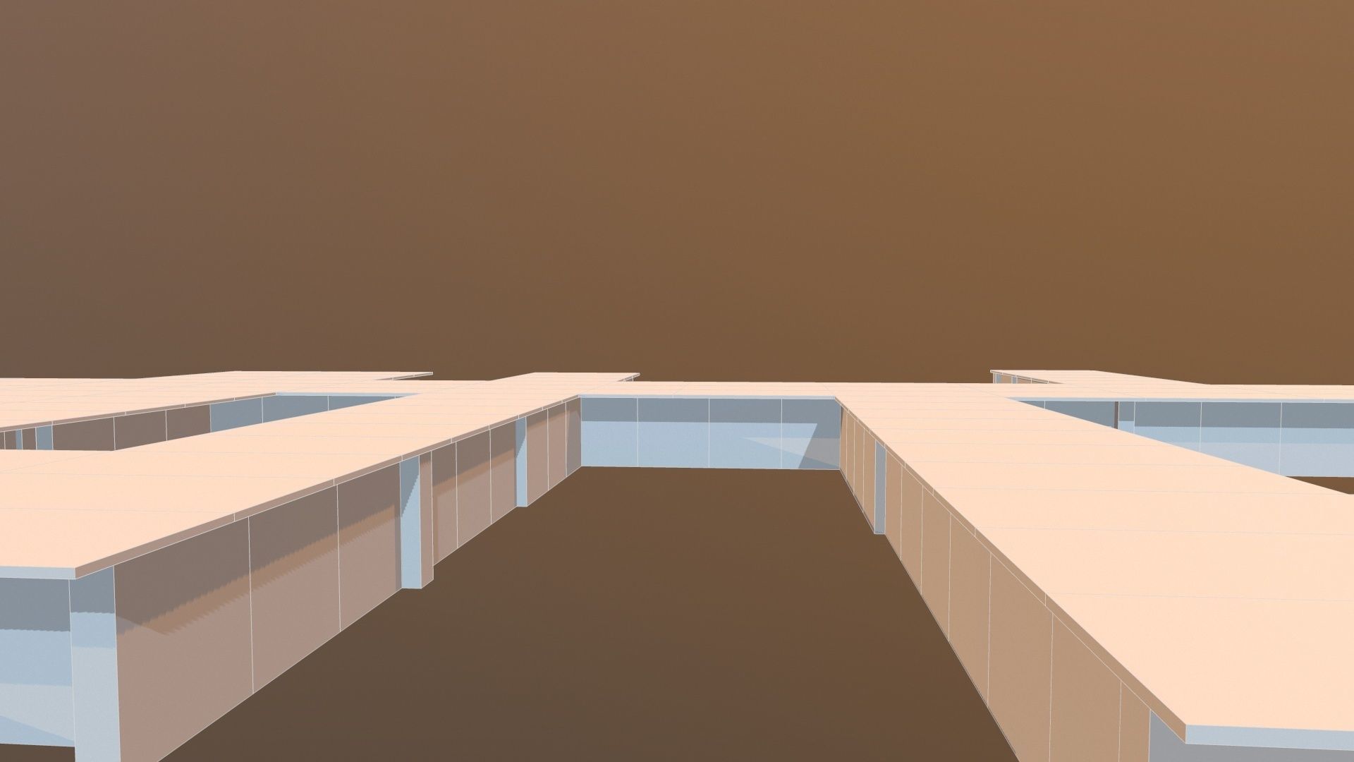 Labyrinth Old Low-poly 3D model_7