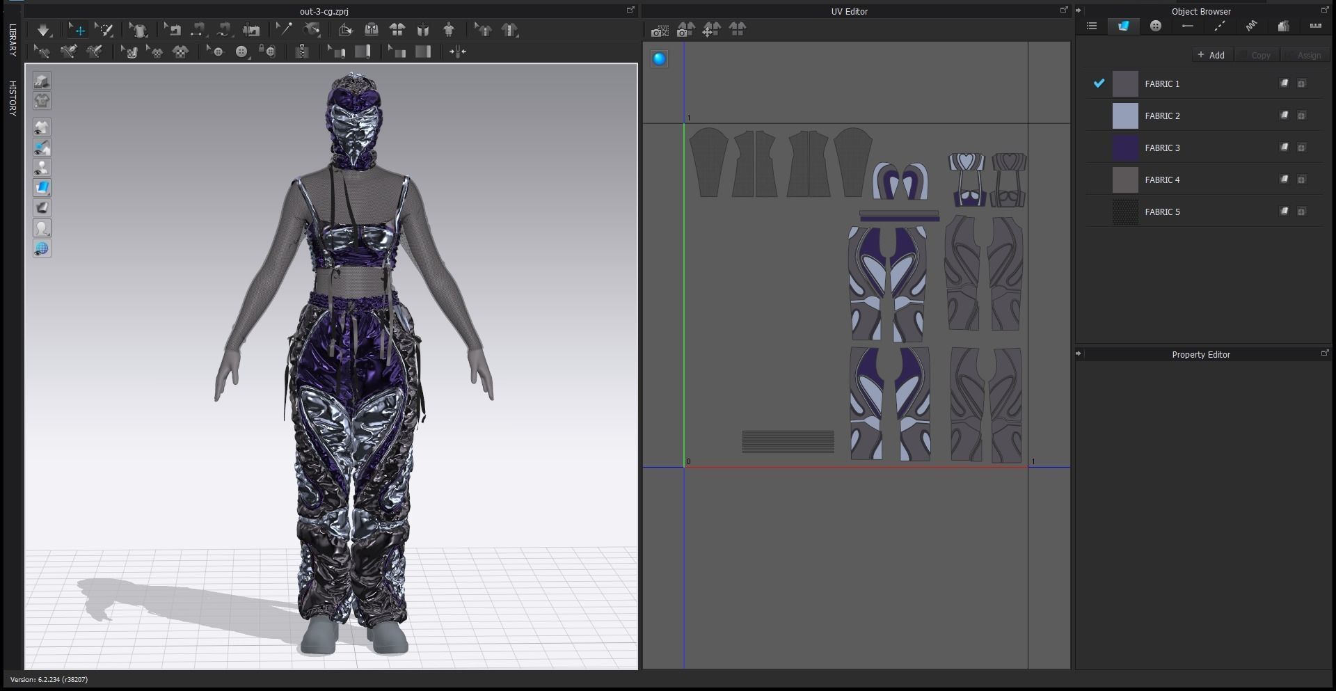 3c OUTFIT Low-poly 3D model_2