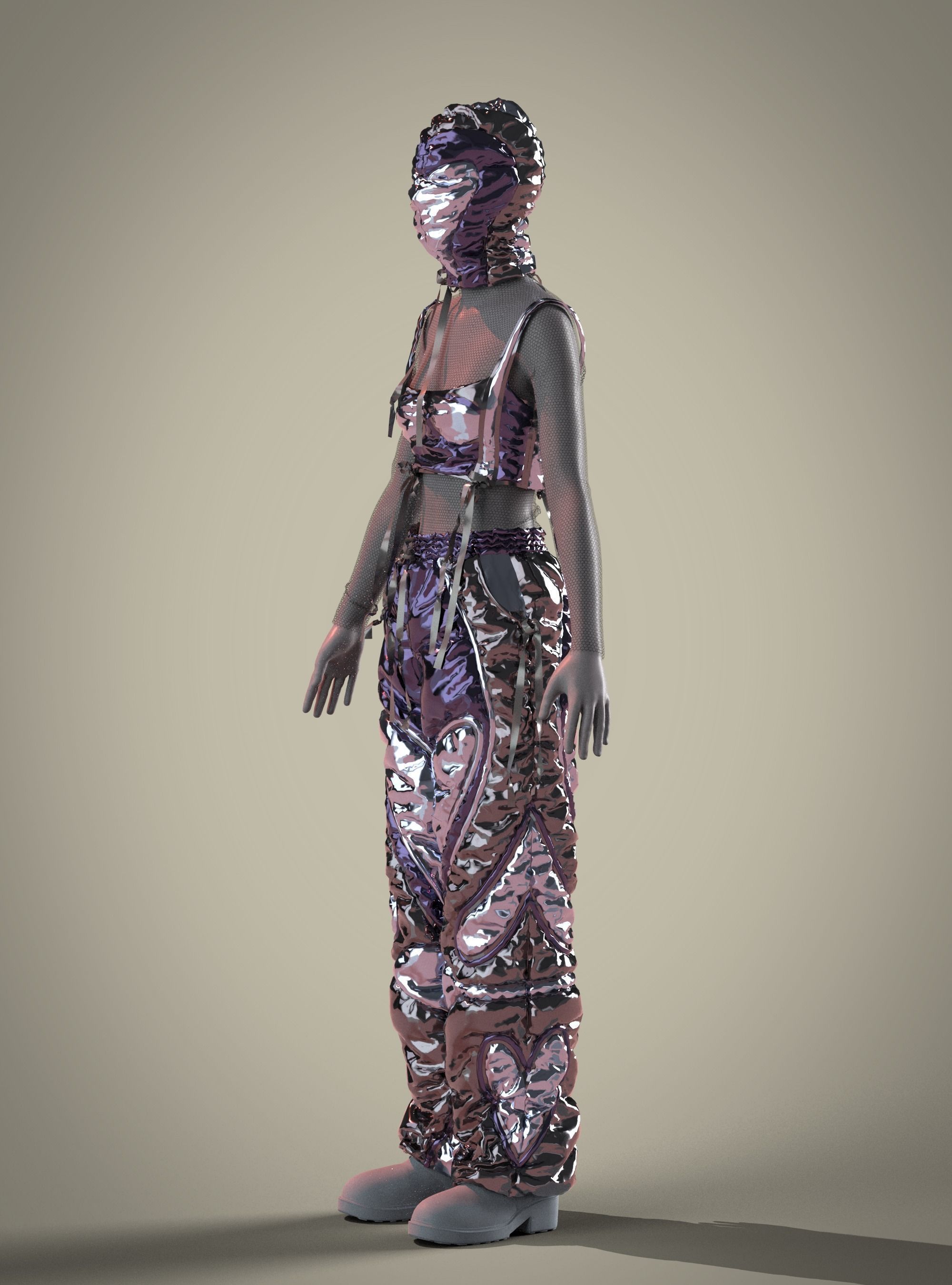 3c OUTFIT Low-poly 3D model_5