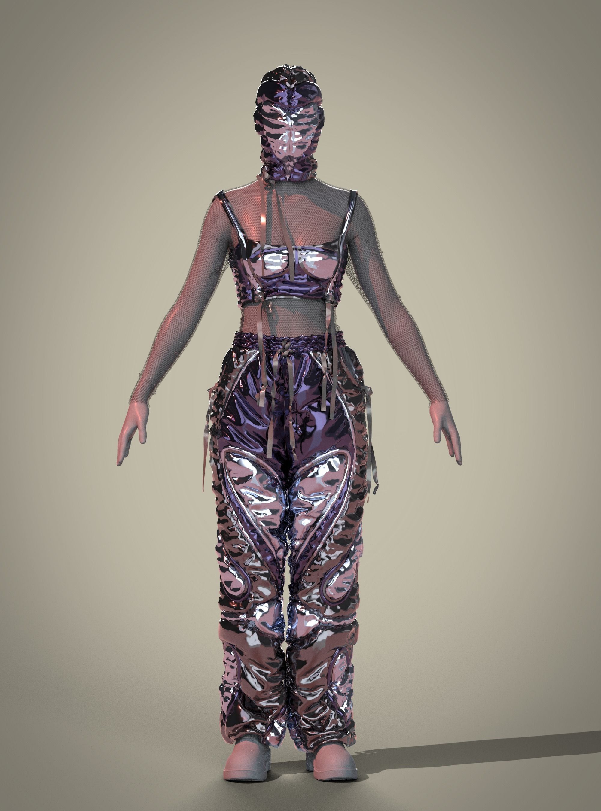 3c OUTFIT Low-poly 3D model_4