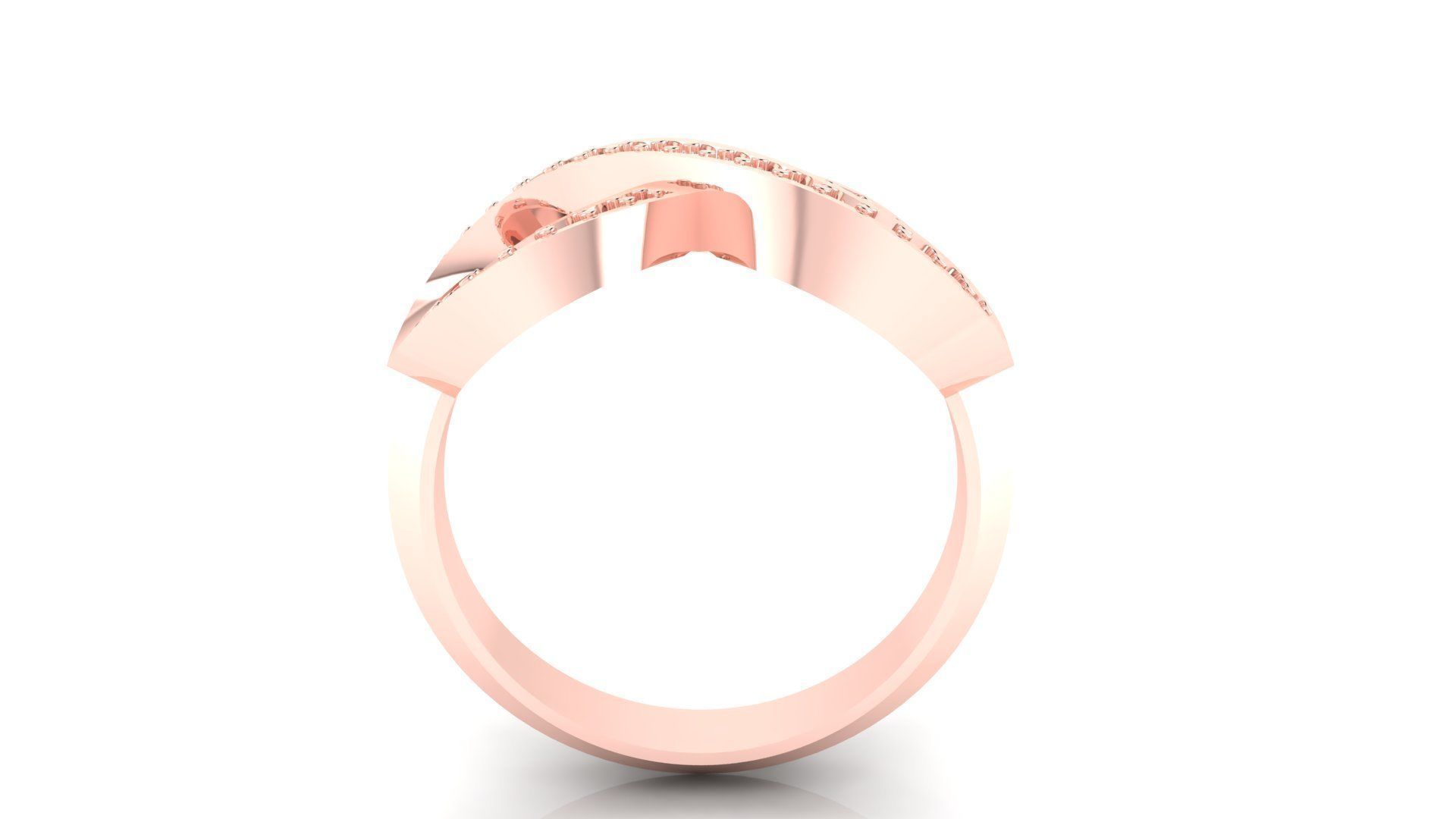 Ring M48 The luxury female ring with gems wedding 3D print model_15