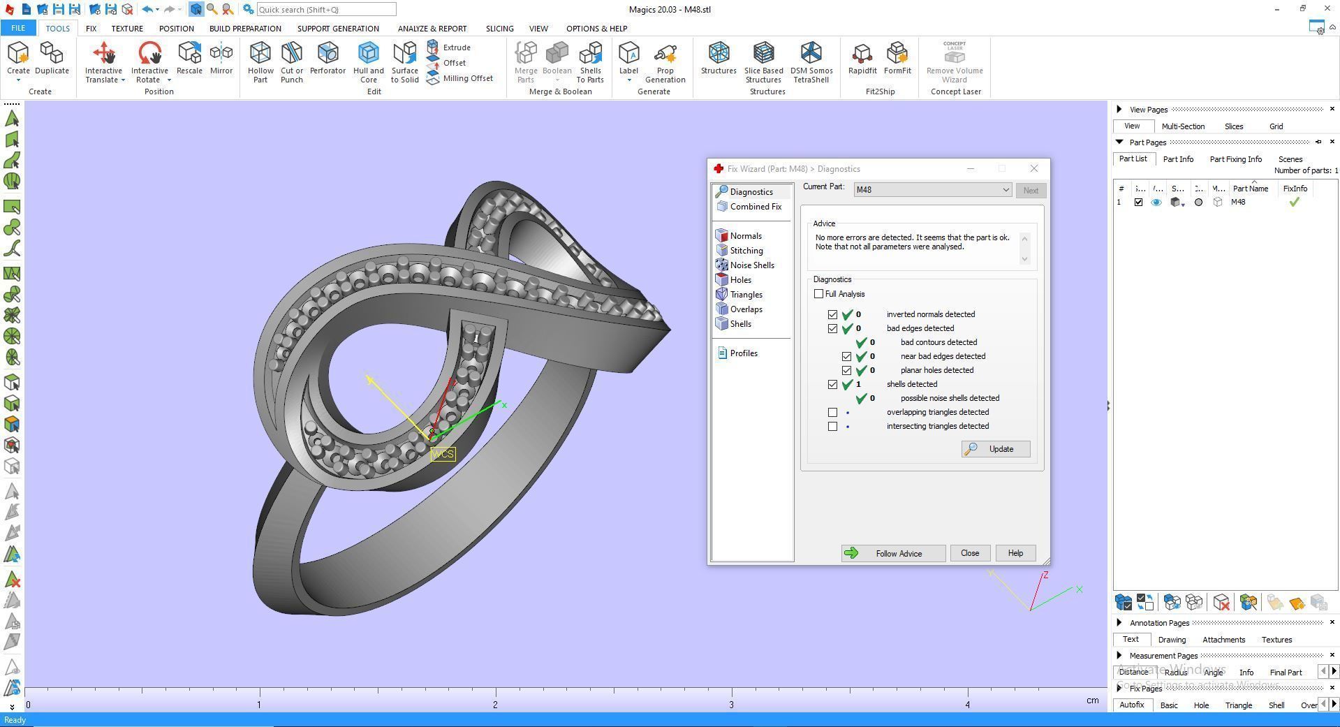 Ring M48 The luxury female ring with gems wedding 3D print model_25