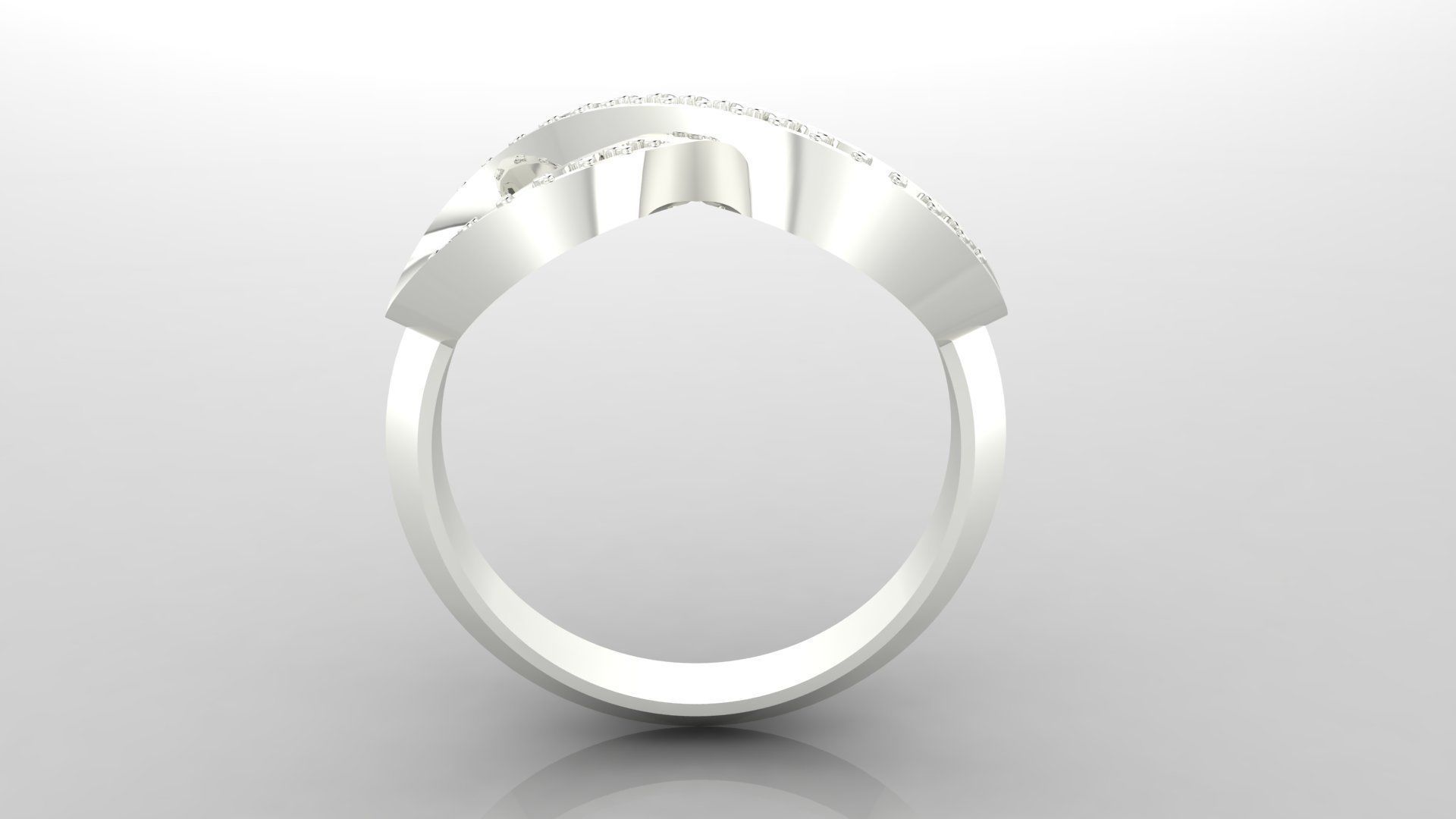 Ring M48 The luxury female ring with gems wedding 3D print model_33