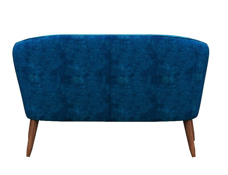 Sofa set and fabric and wood Low-poly 3D model_18