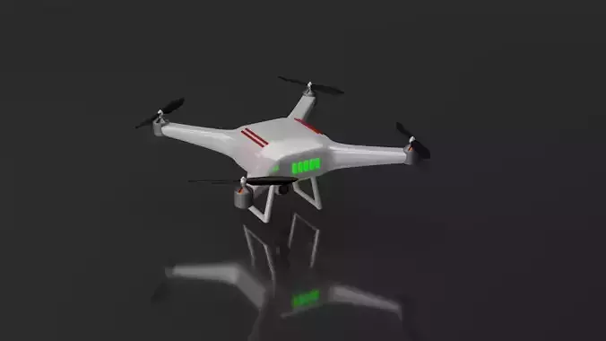3D Drone modeling in Blender