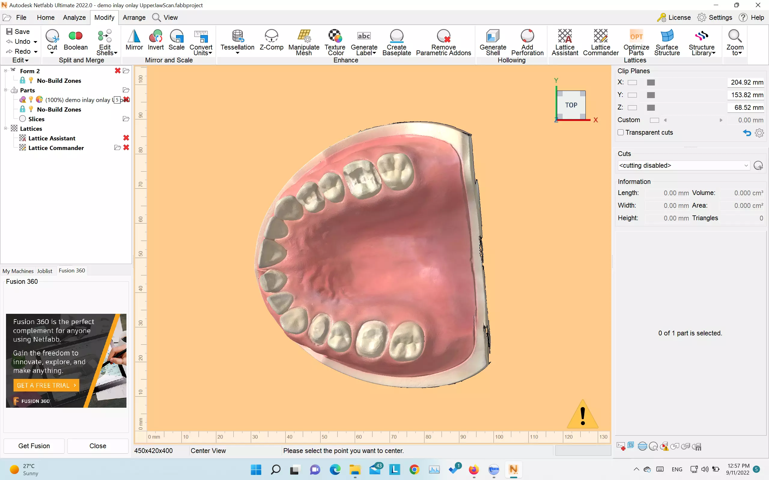 Demo model for exocad   3shape   3d print  3D print model_0