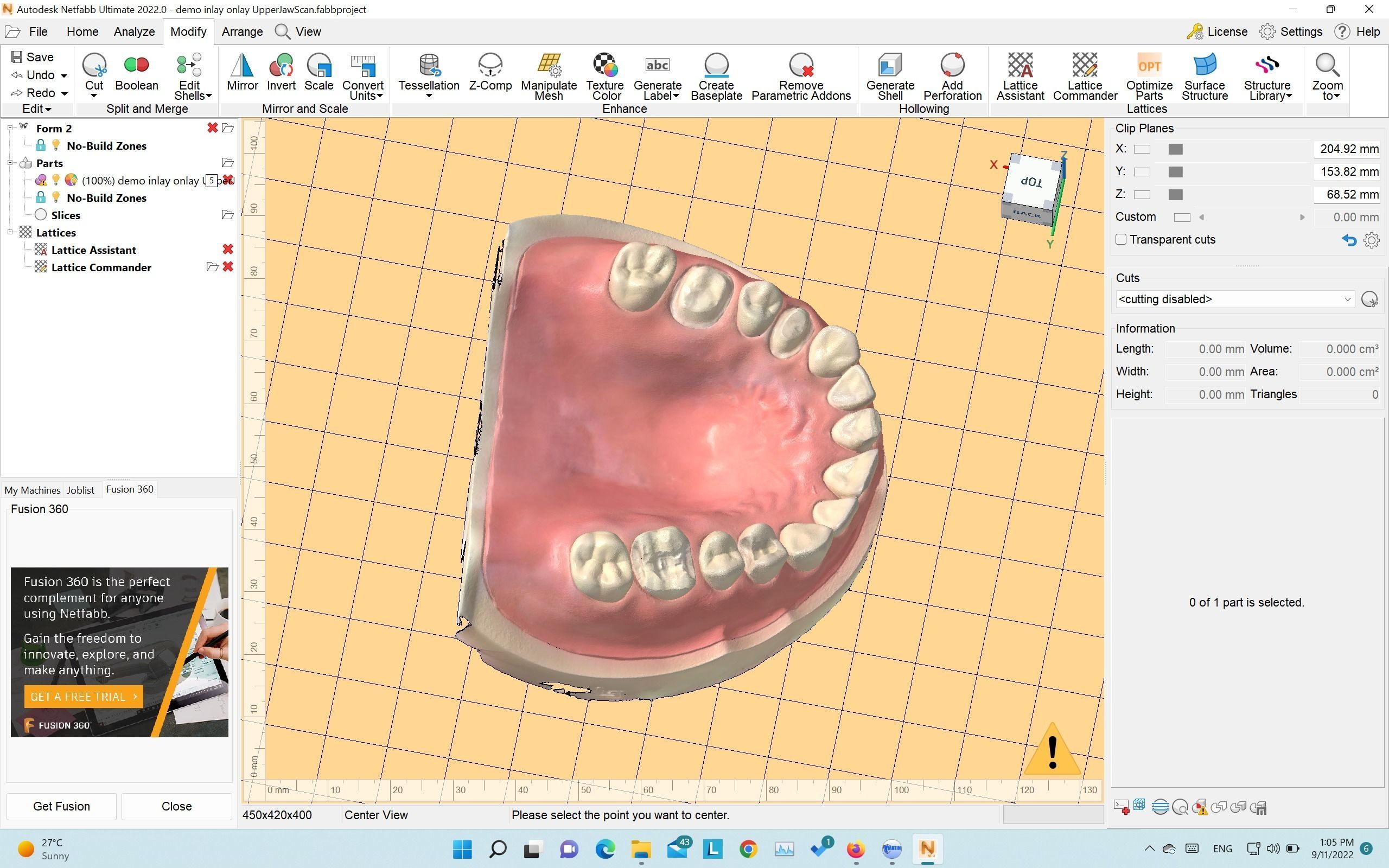 Demo model for exocad   3shape   3d print  3D print model_4