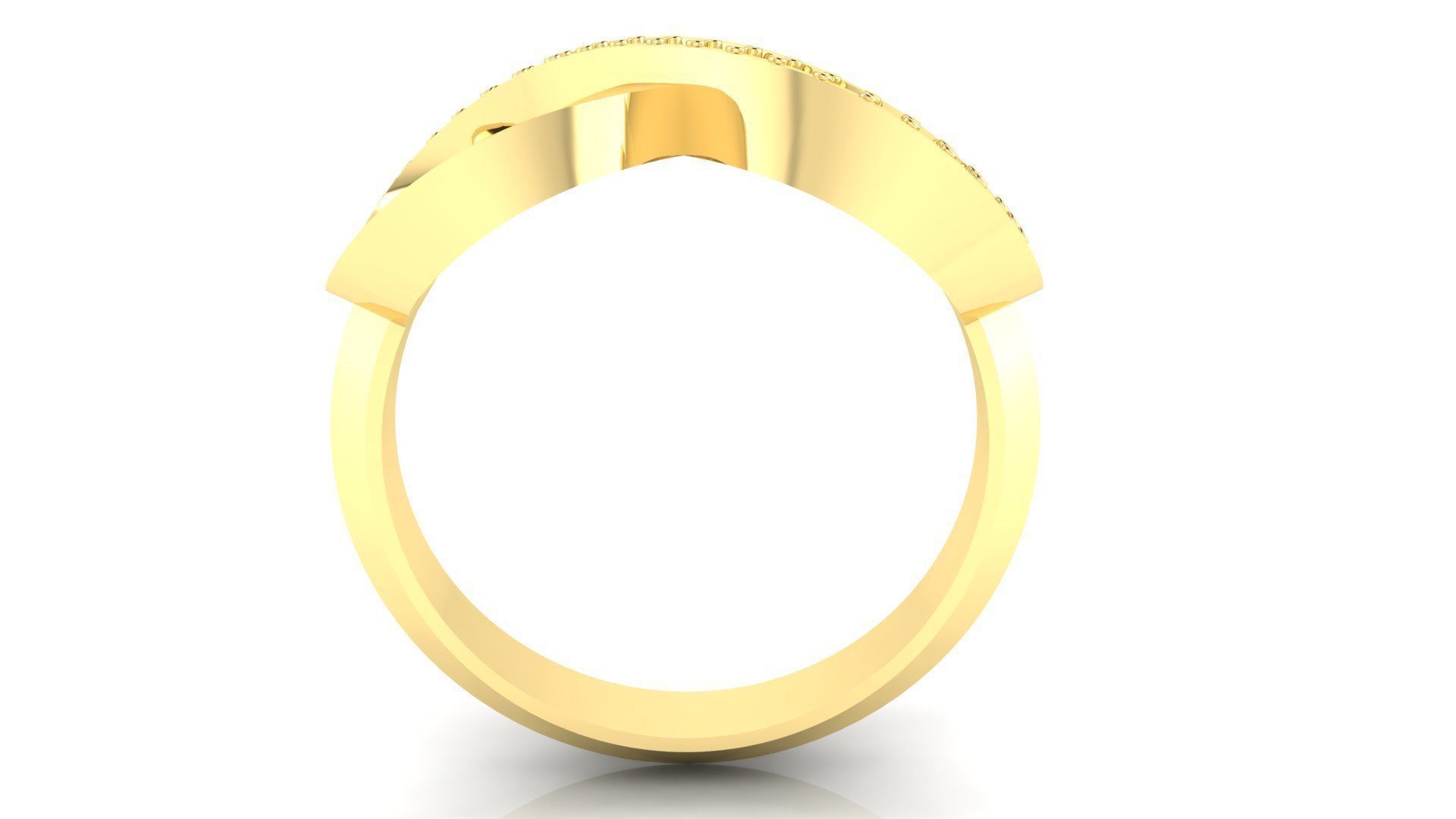 Ring M50 The luxury female ring with gems wedding 3D print model_8