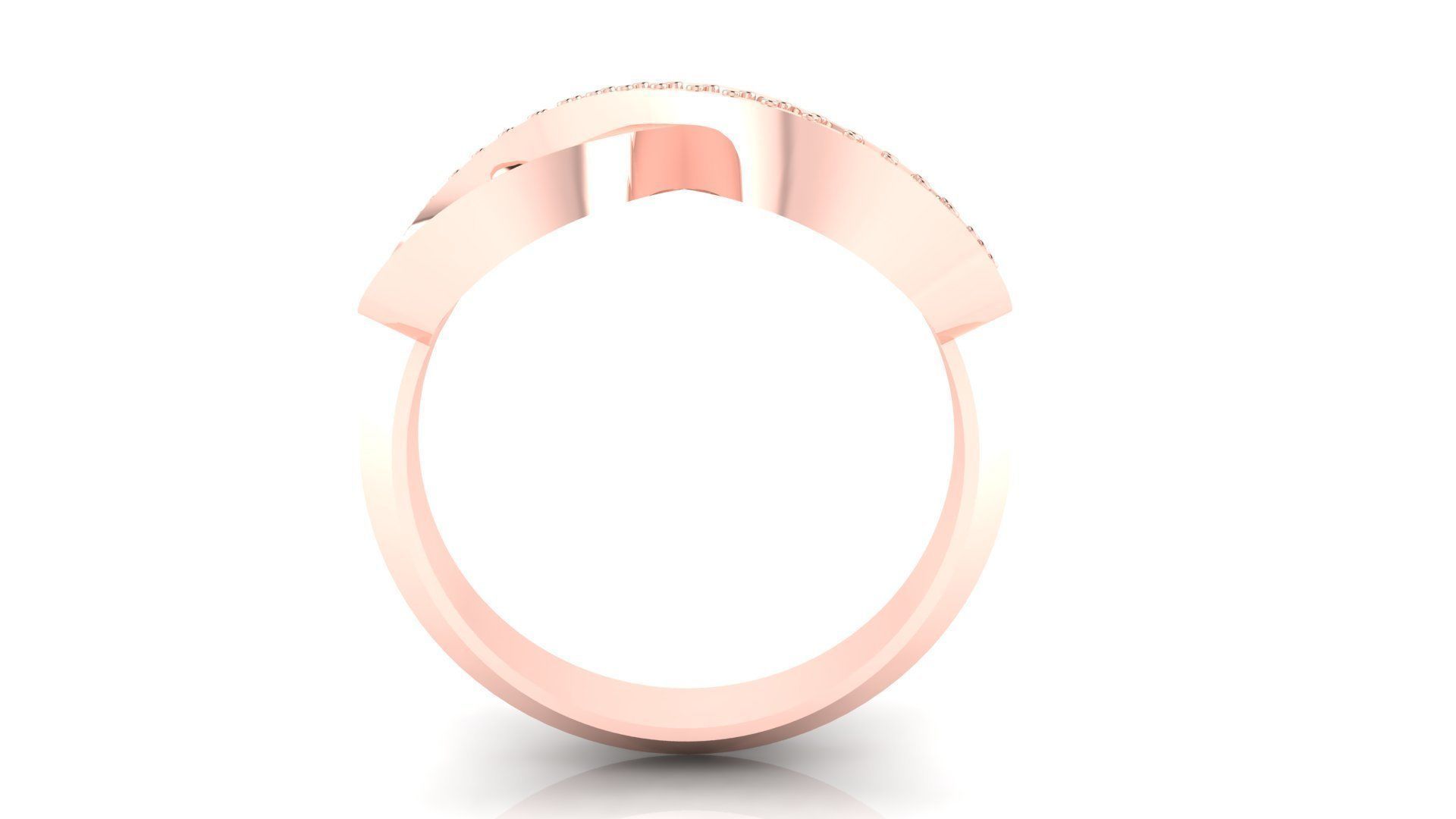 Ring M50 The luxury female ring with gems wedding 3D print model_17