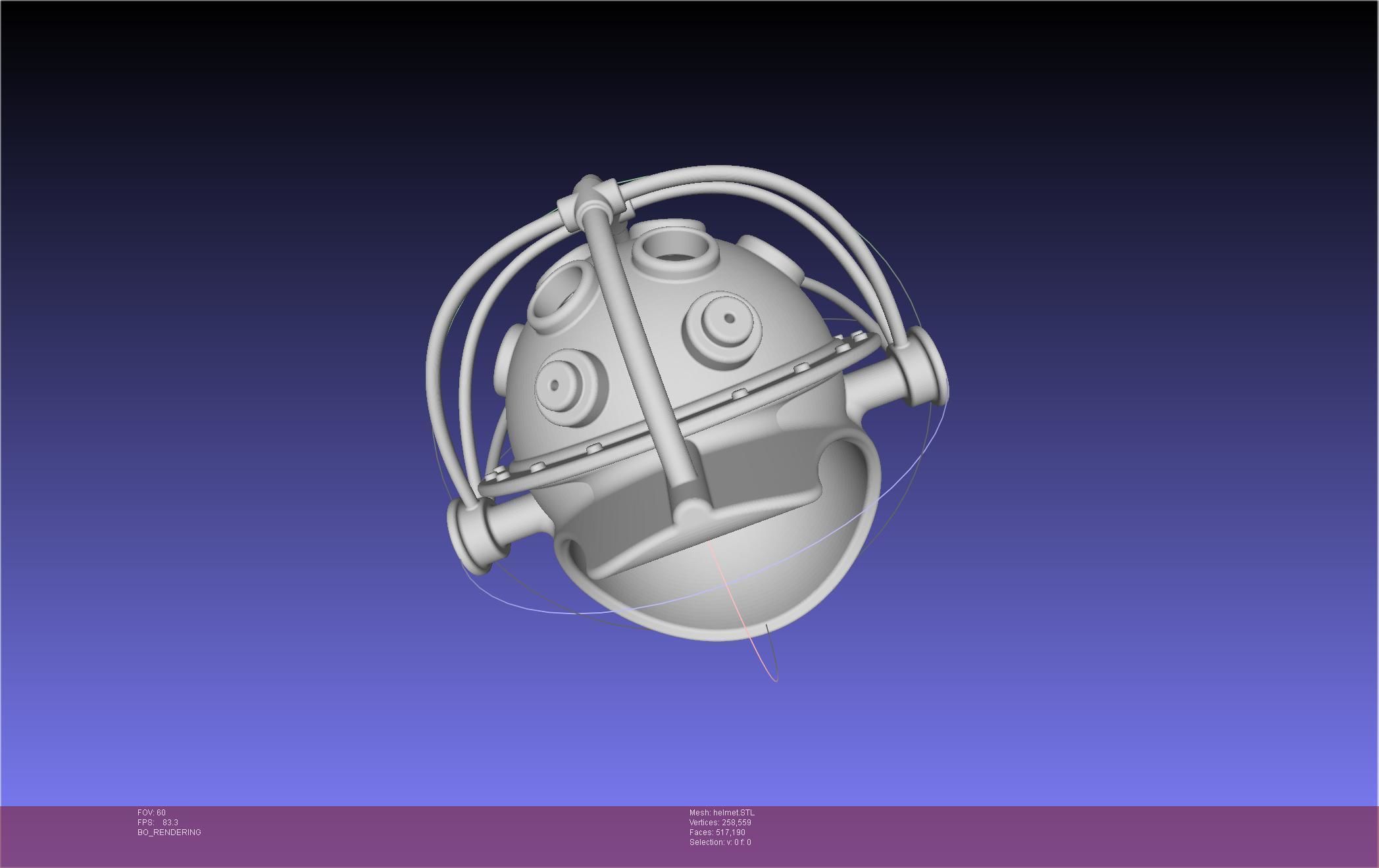 Bioshock Big Daddy Helmet 3D model 3D printable | CGTrader
