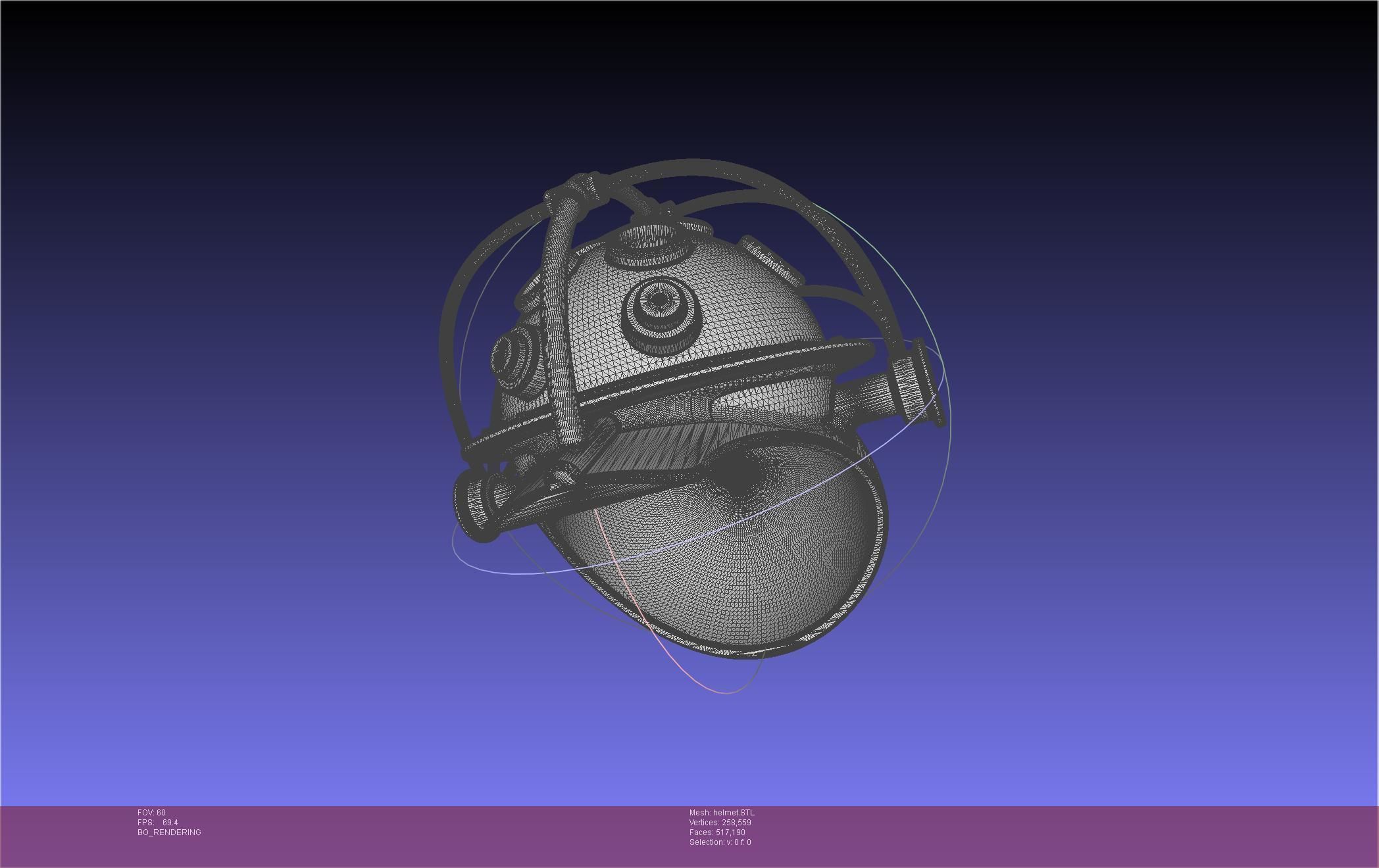 Bioshock Big Daddy Helmet 3D model 3D printable | CGTrader