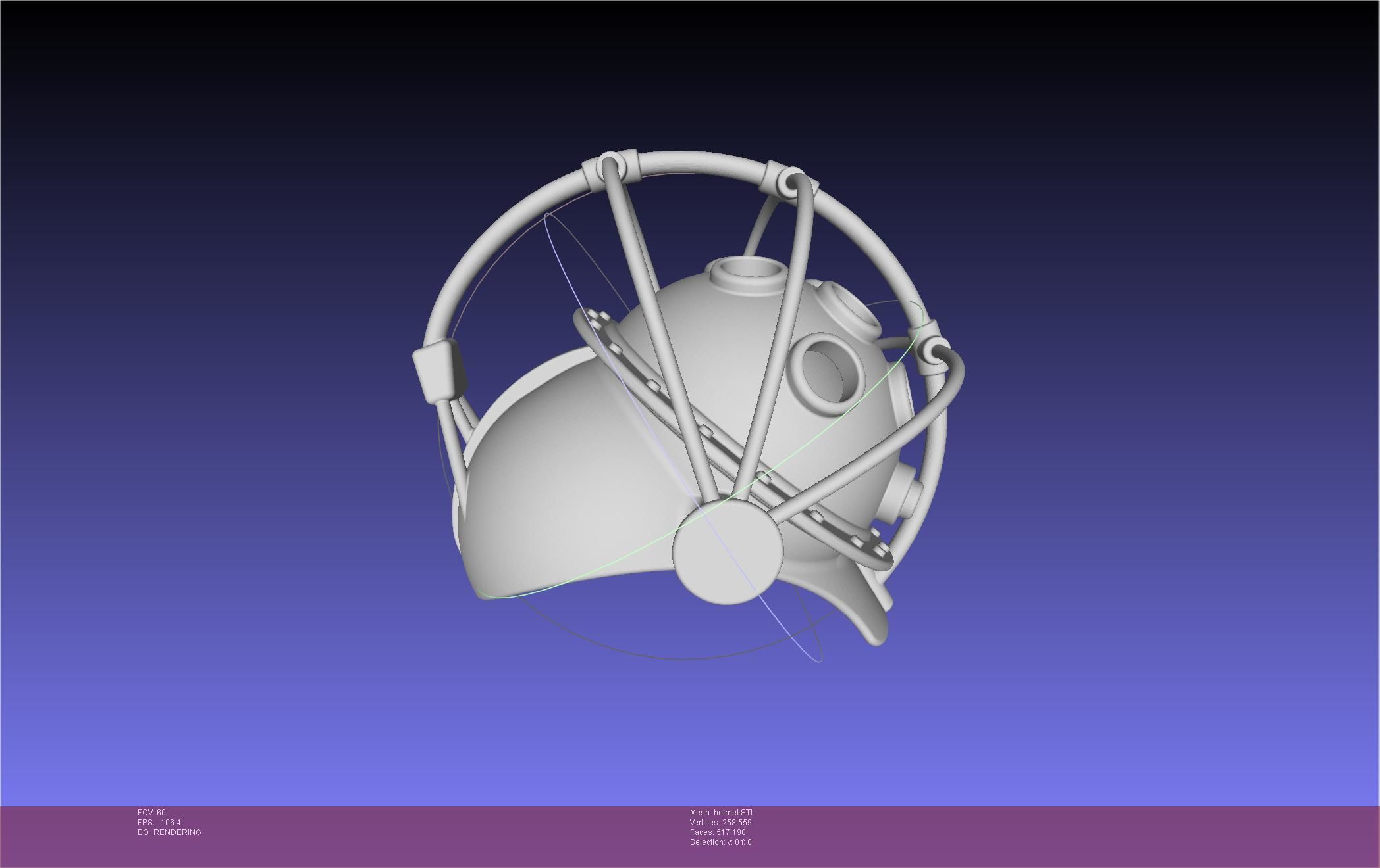 Bioshock Big Daddy Helmet 3D model 3D printable | CGTrader