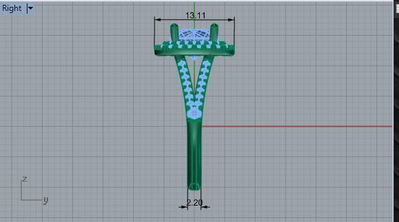 Around Diamond Ring With Notched Band 1730 3D print model 3D print model_7
