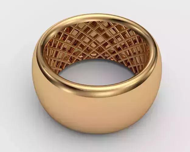grid ring 3D print model