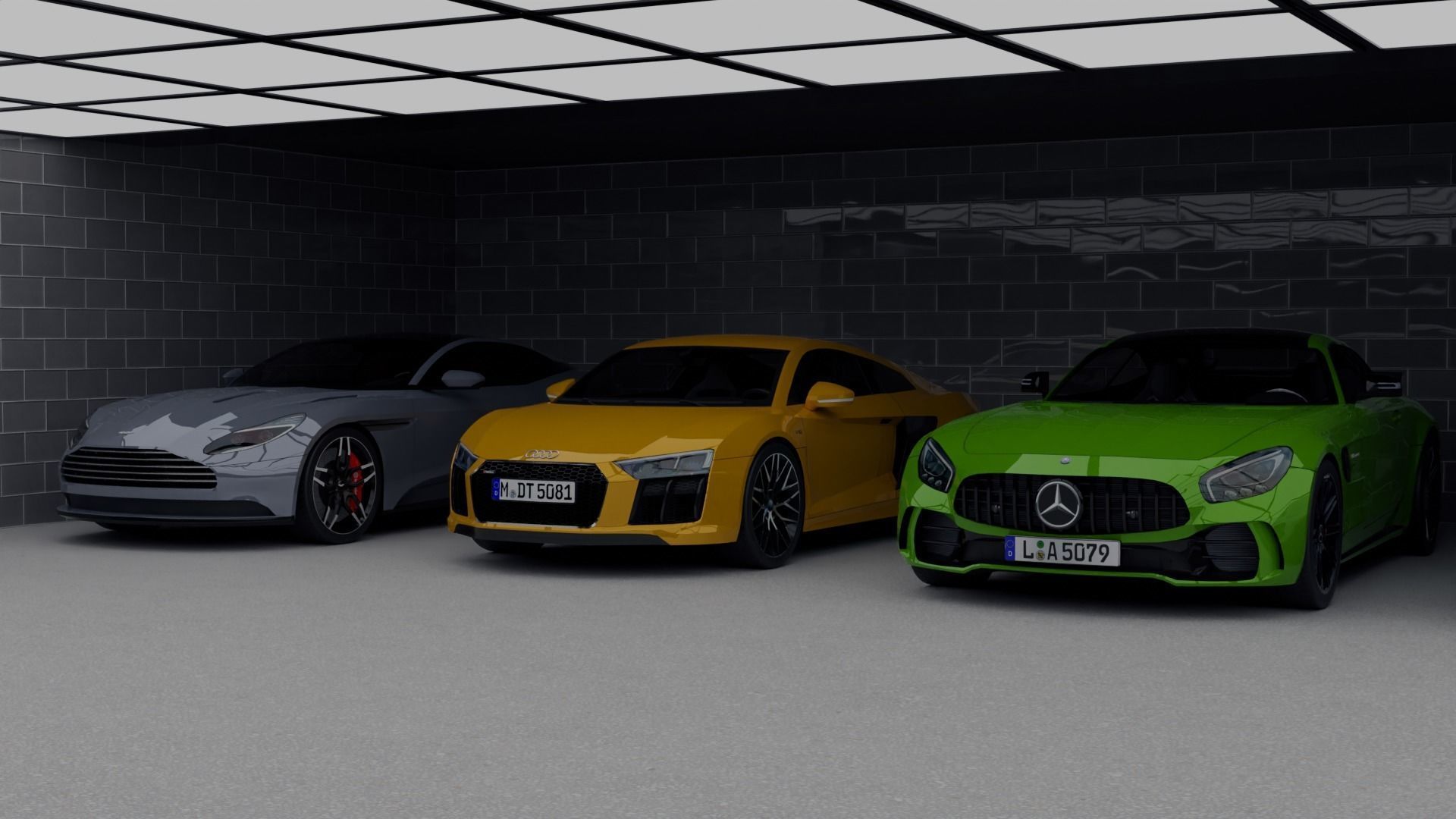 Sports Car Pack  3D Model Collection_4