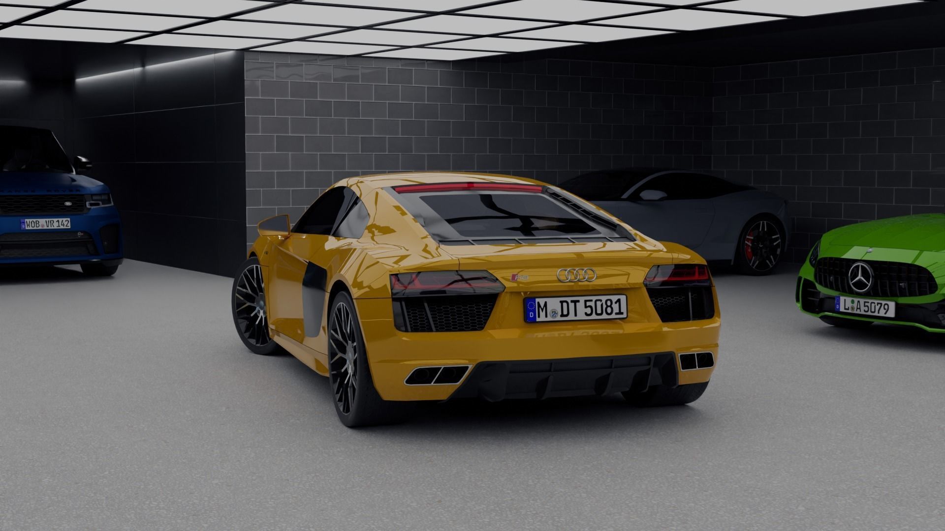 Sports Car Pack  3D Model Collection_3