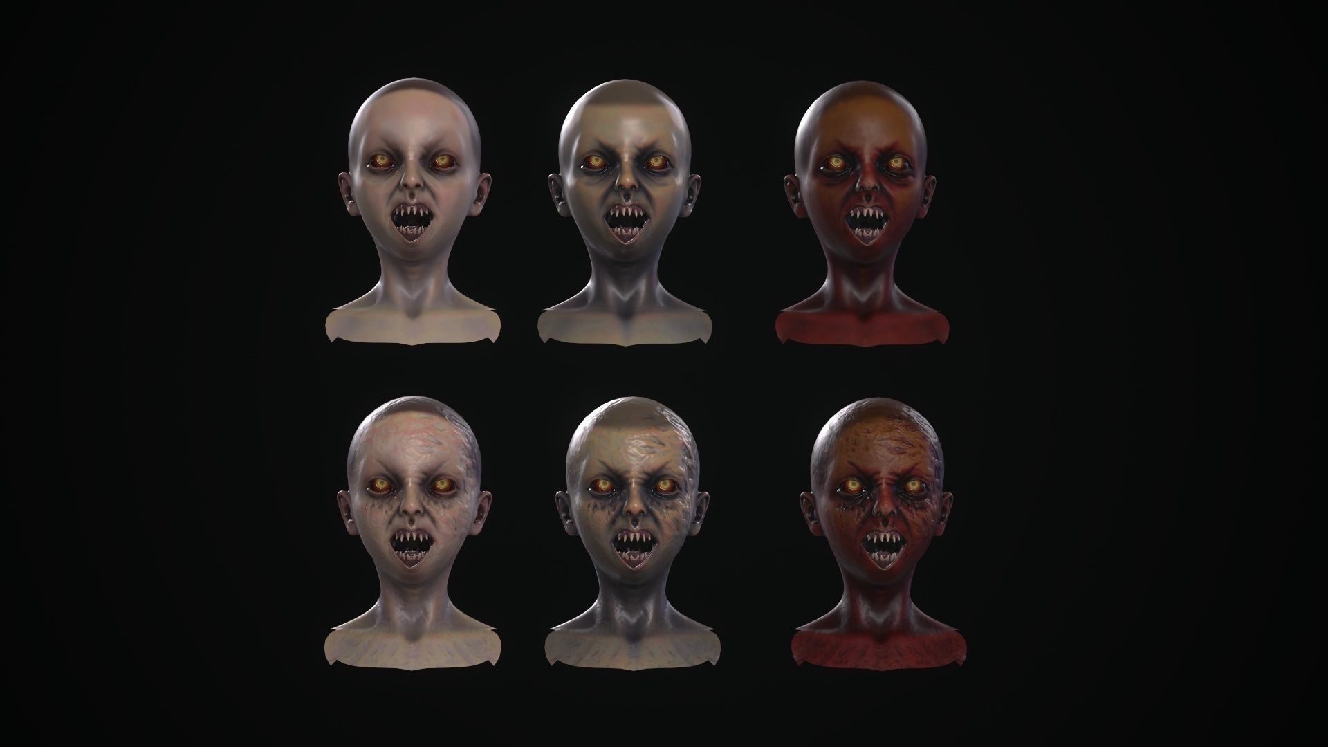 Ugly Kid 3 Low-poly 3D model_15