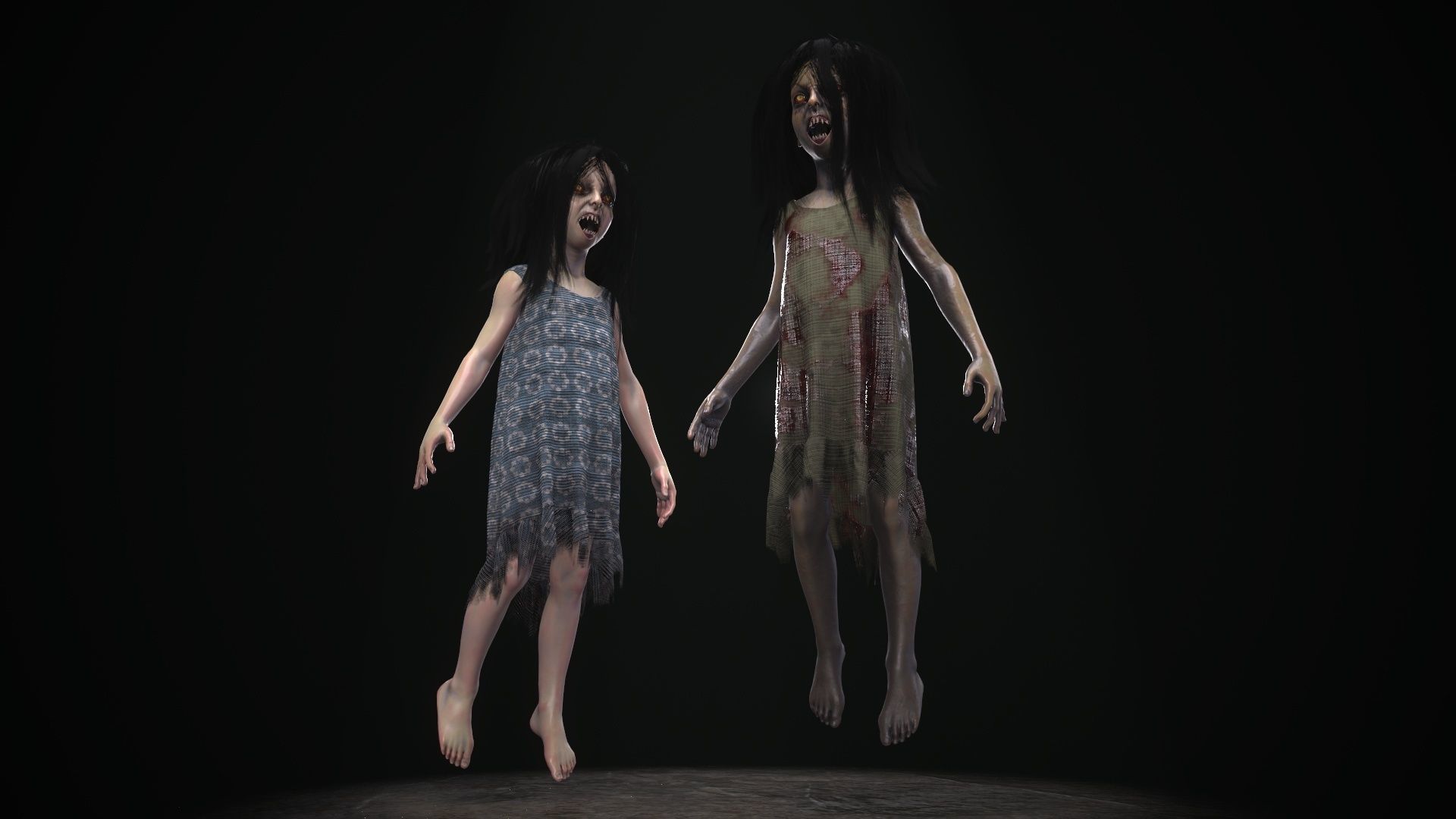 Ugly Kid 3 Low-poly 3D model_12