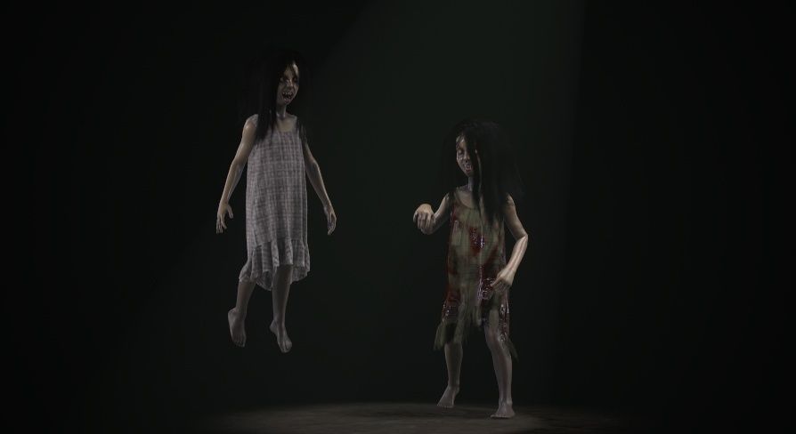 Ugly Kid 3 Low-poly 3D model_14