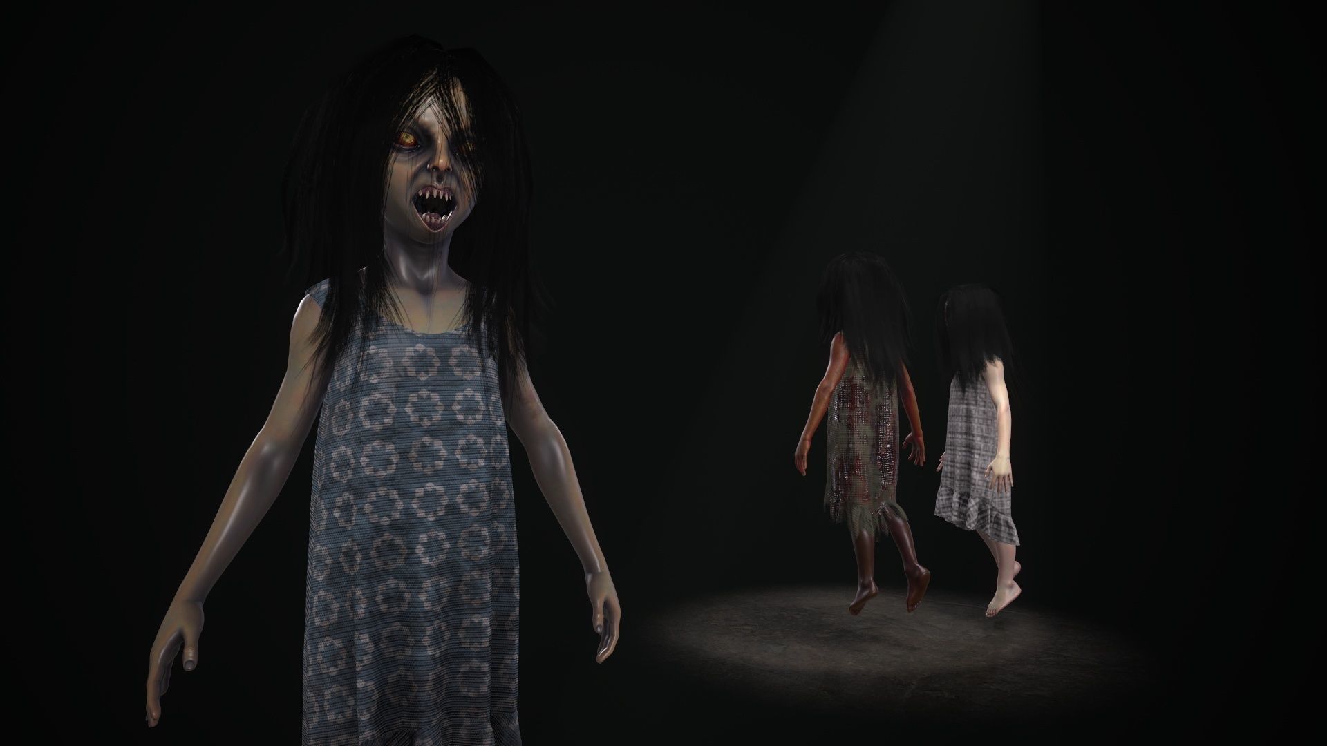 Ugly Kid 3 Low-poly 3D model_3