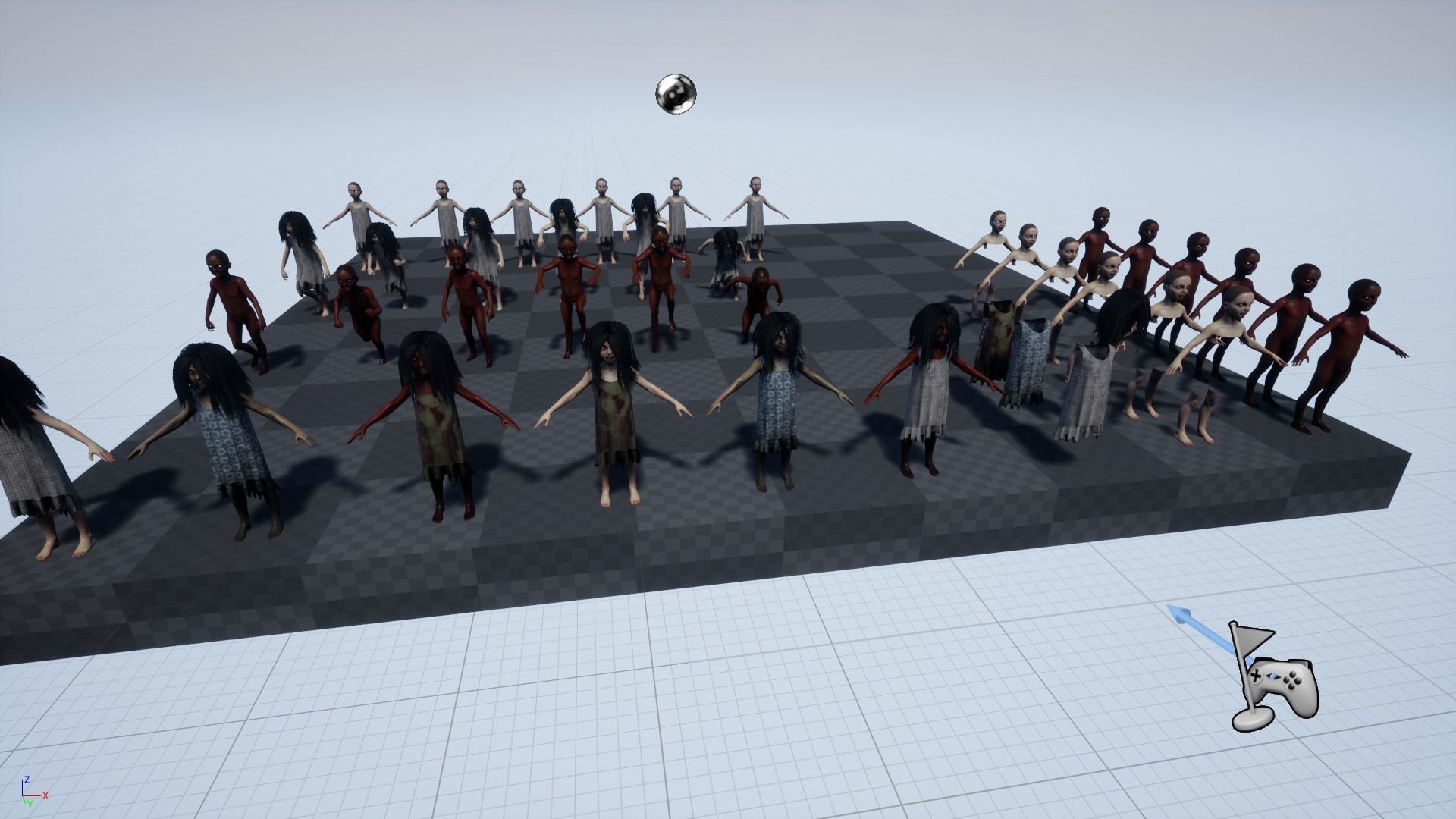 Ugly Kid 3 Low-poly 3D model_20