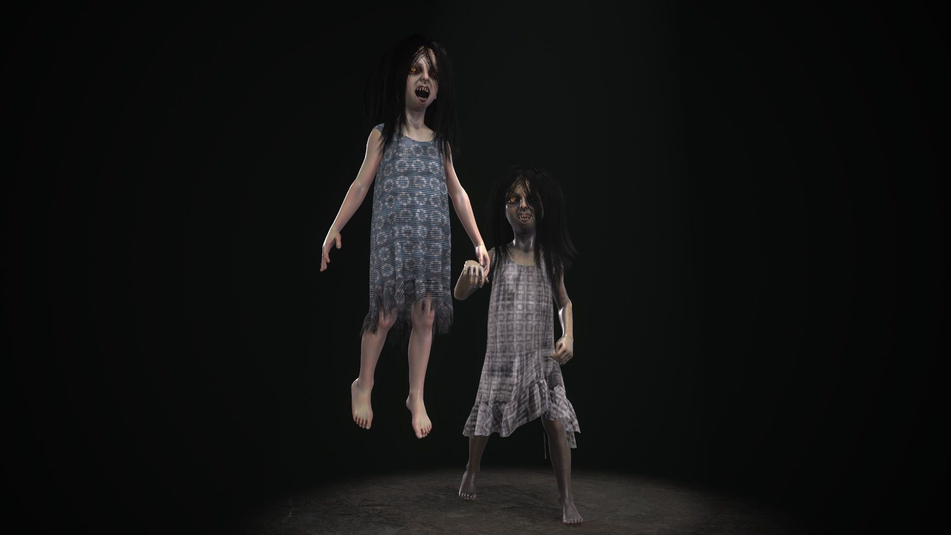 Ugly Kid 3 Low-poly 3D model_11