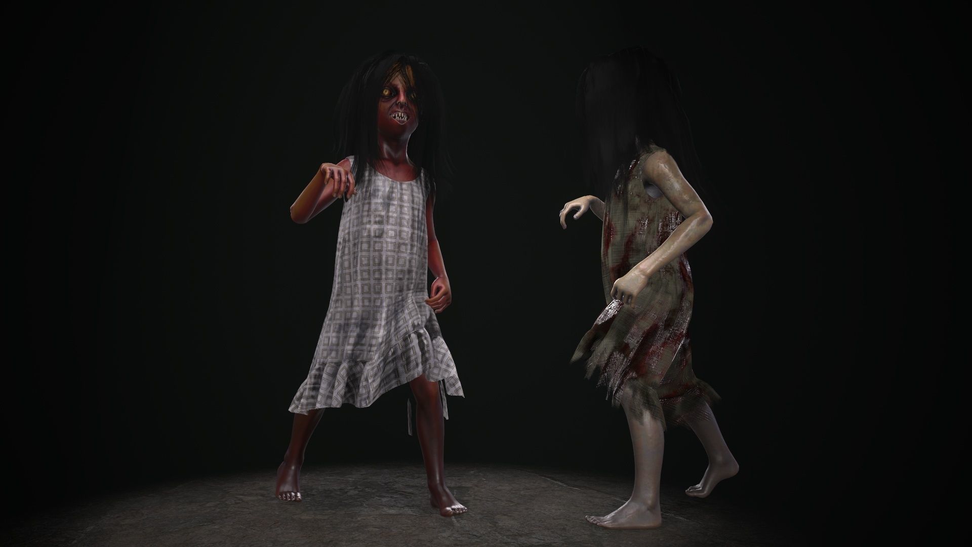 Ugly Kid 3 Low-poly 3D model_4