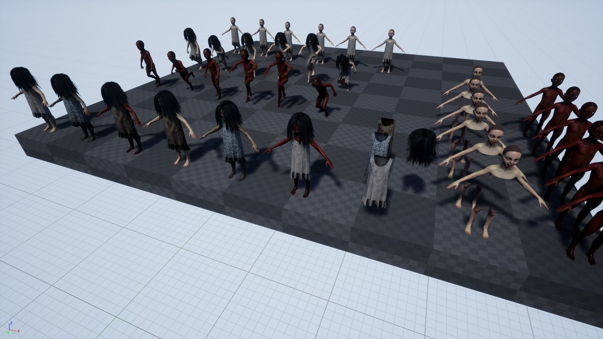 Ugly Kid 3 Low-poly 3D model_23