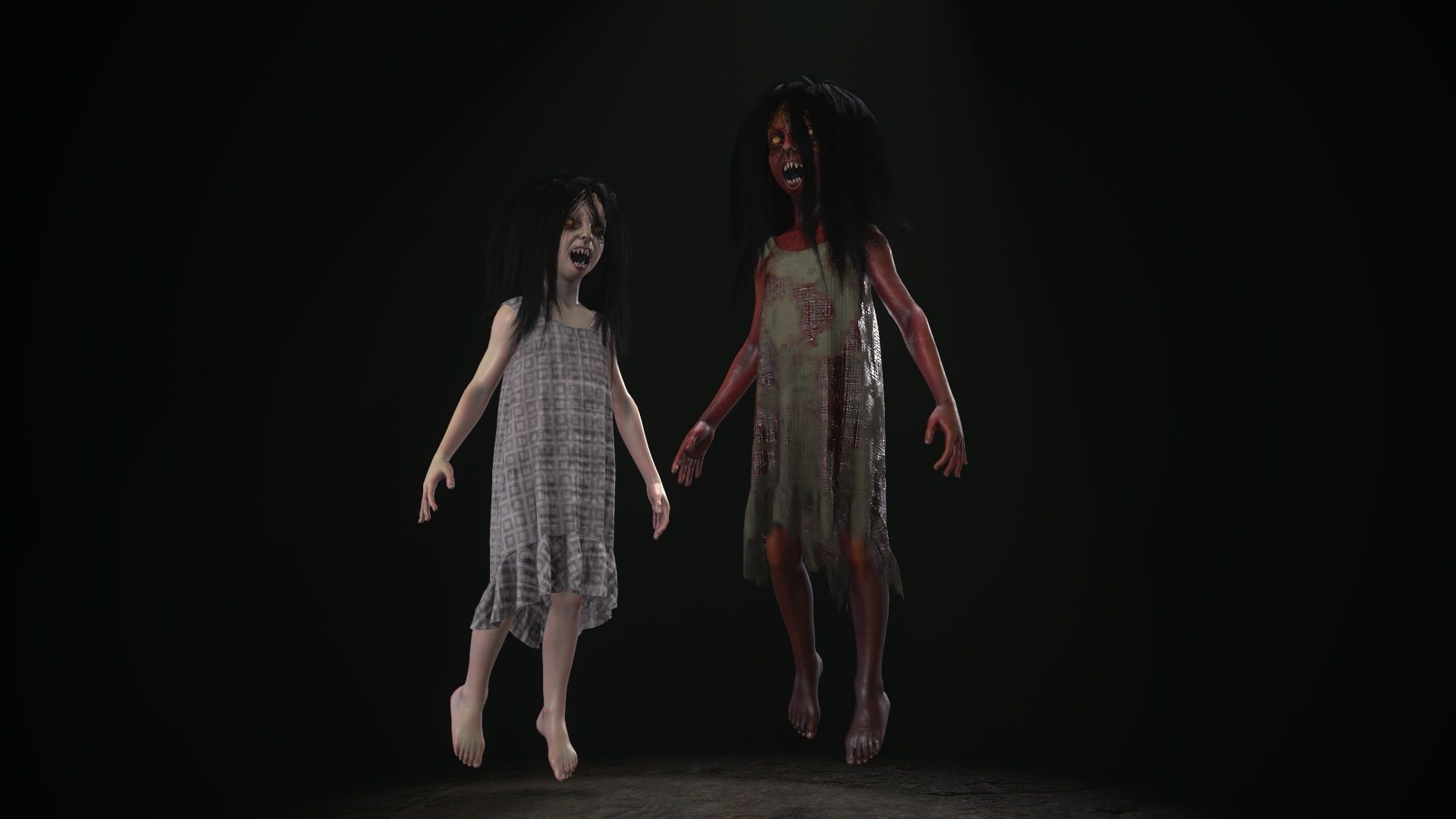 Ugly Kid 3 Low-poly 3D model_2