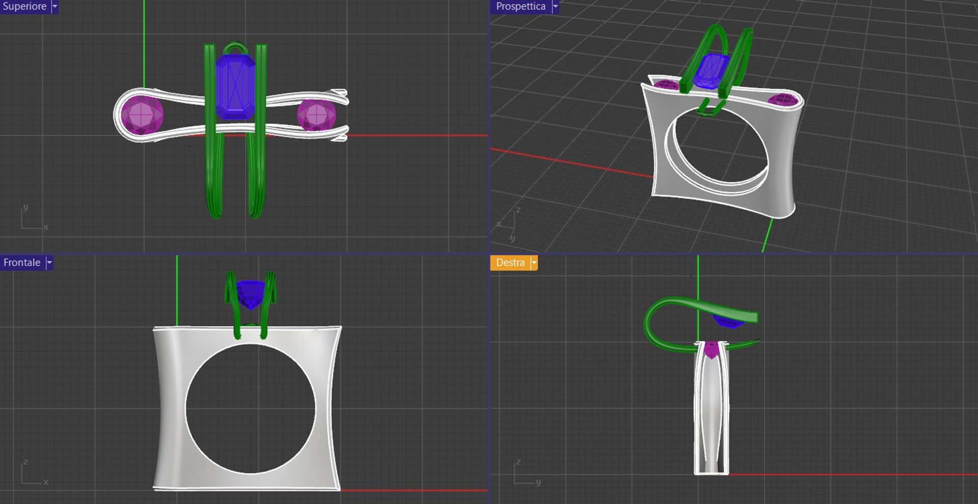 tension ring 3D print model_4